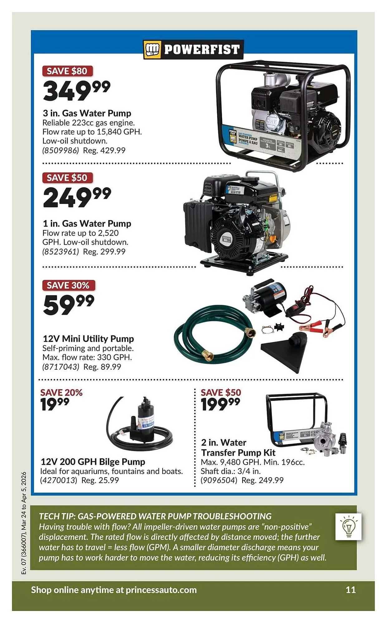 Princess Auto flyer from March 19 to March 26 2026 - flyer page 17