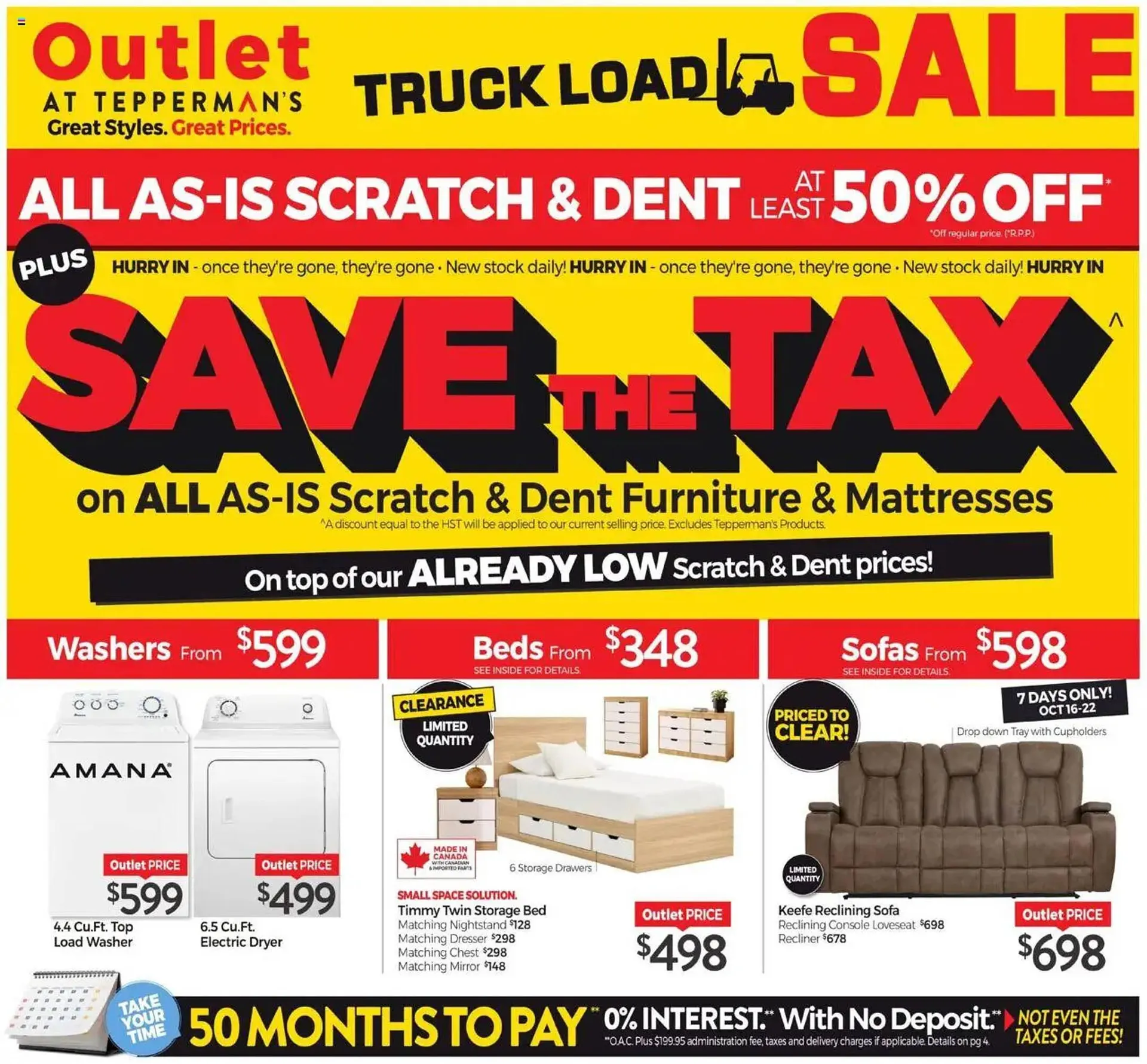 Tepperman's flyer from October 16 to October 22 2025 - flyer page 1