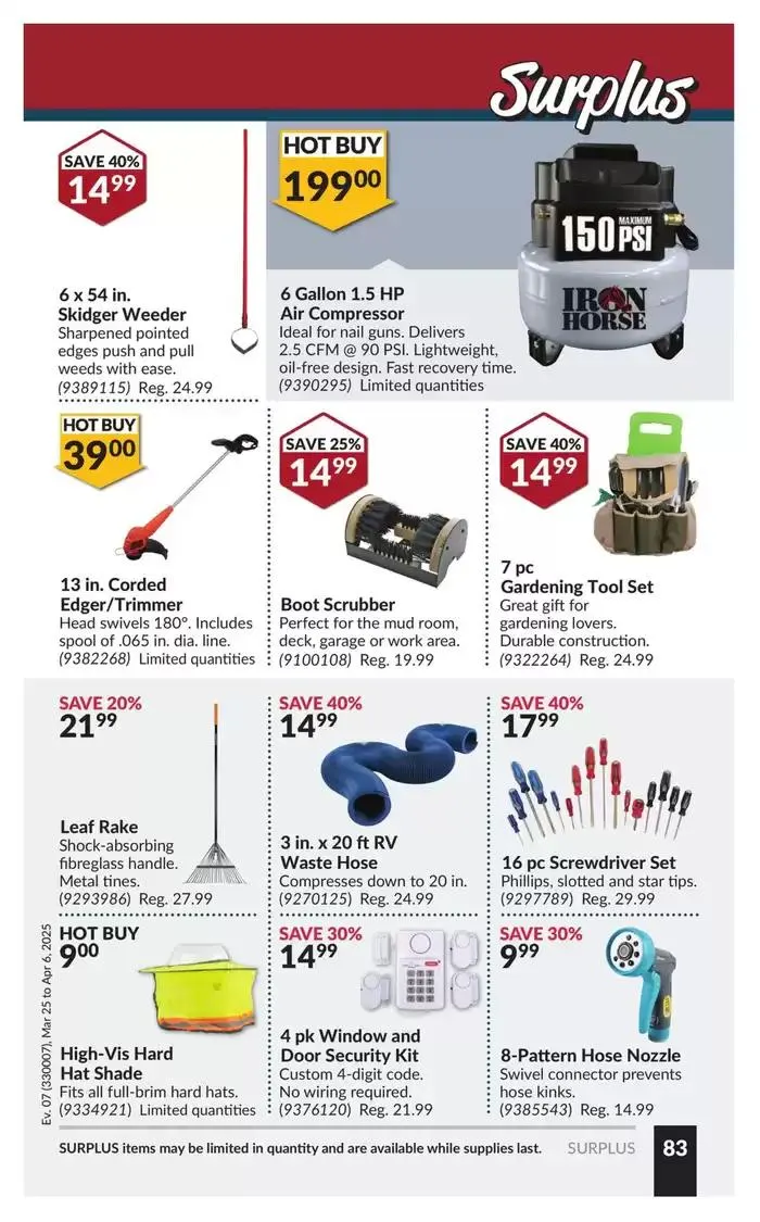 National Sale from March 25 to April 6 2025 - flyer page 88