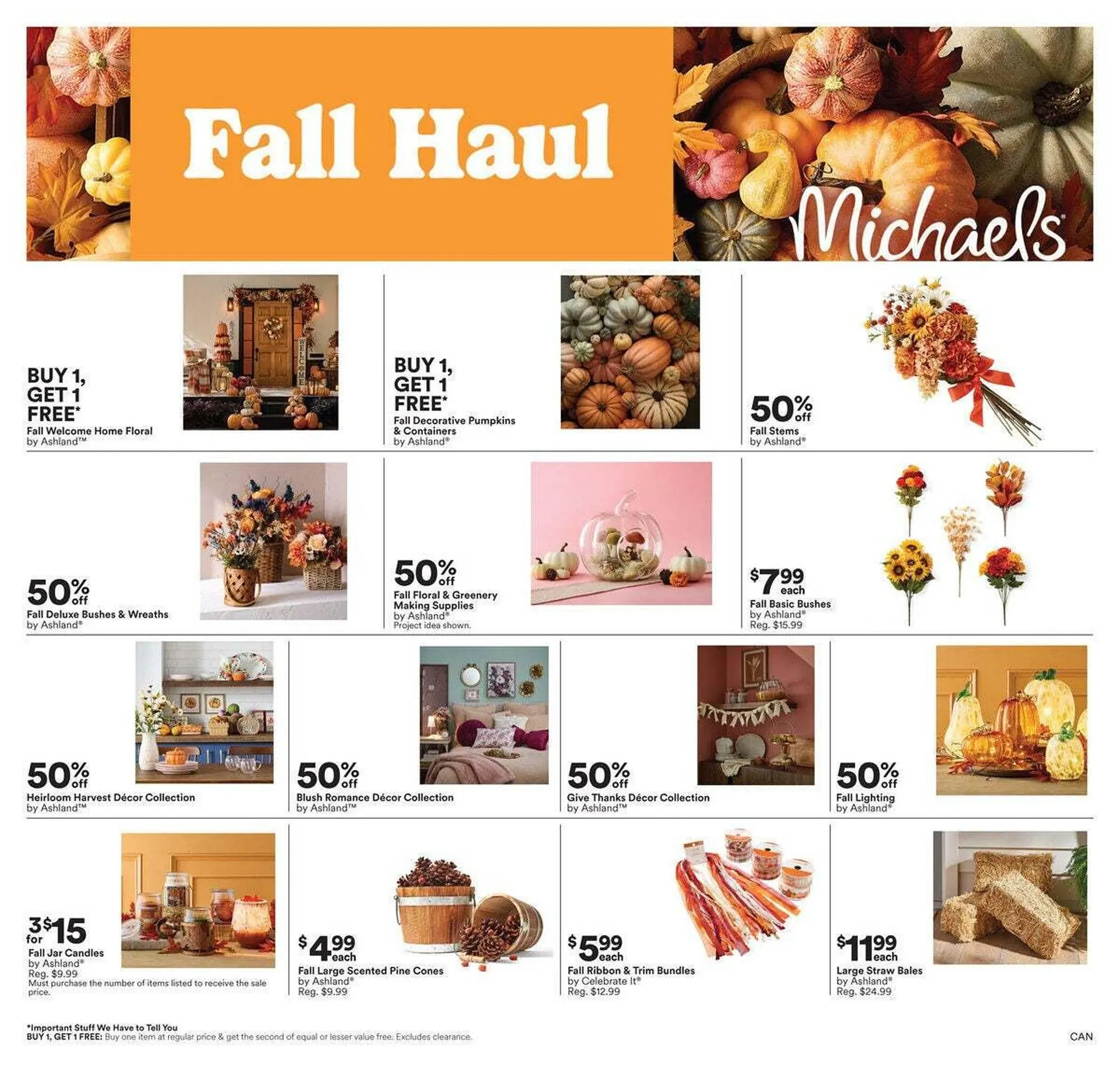 Michaels flyer from September 22 to September 26 2025 - flyer page 1