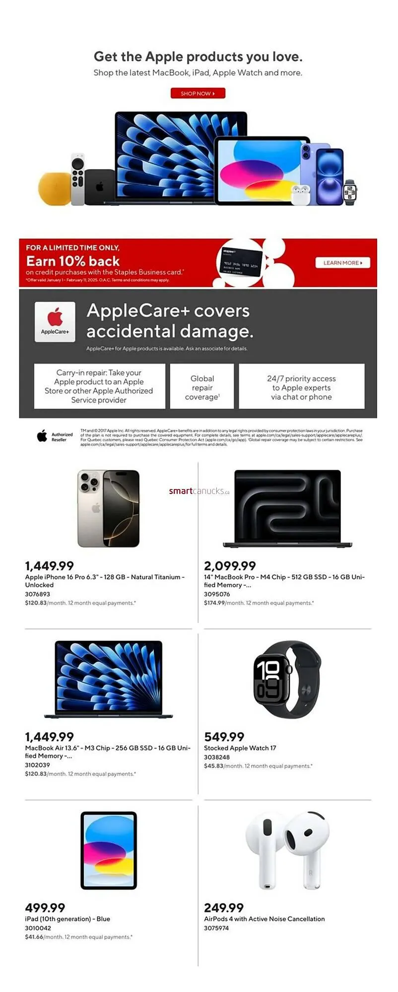 Staples flyer from January 17 to January 23 2025 - flyer page 10