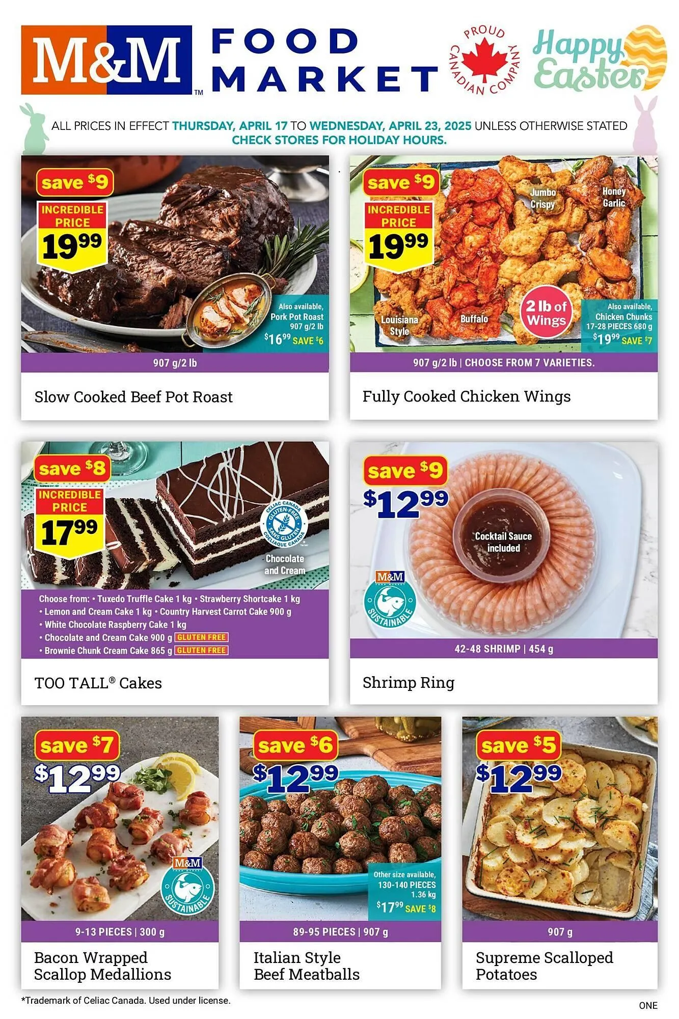 M & M Food Market flyer from April 18 to April 25 2025 - flyer page 1