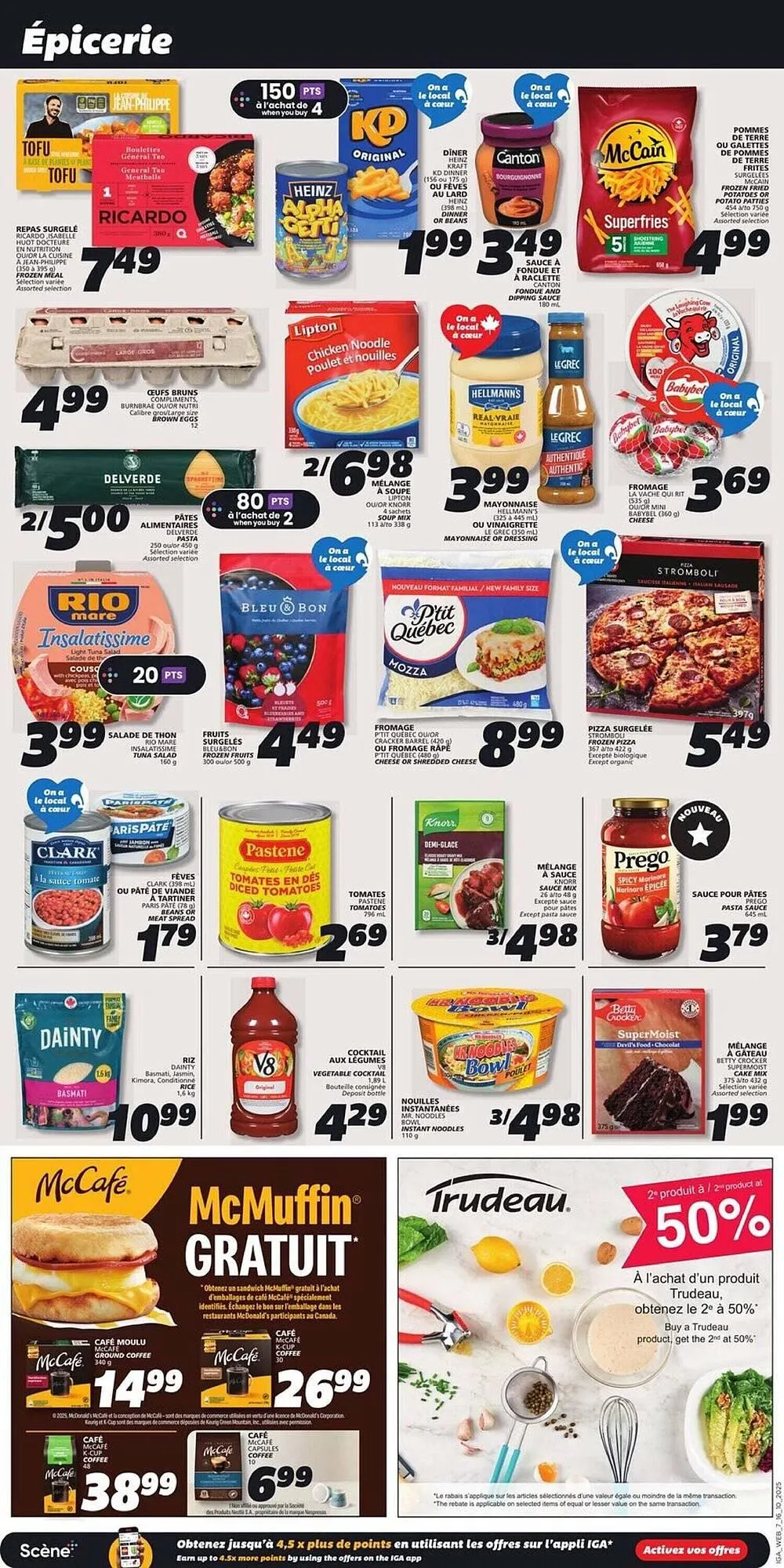 IGA flyer from October 15 to October 22 2025 - flyer page 9