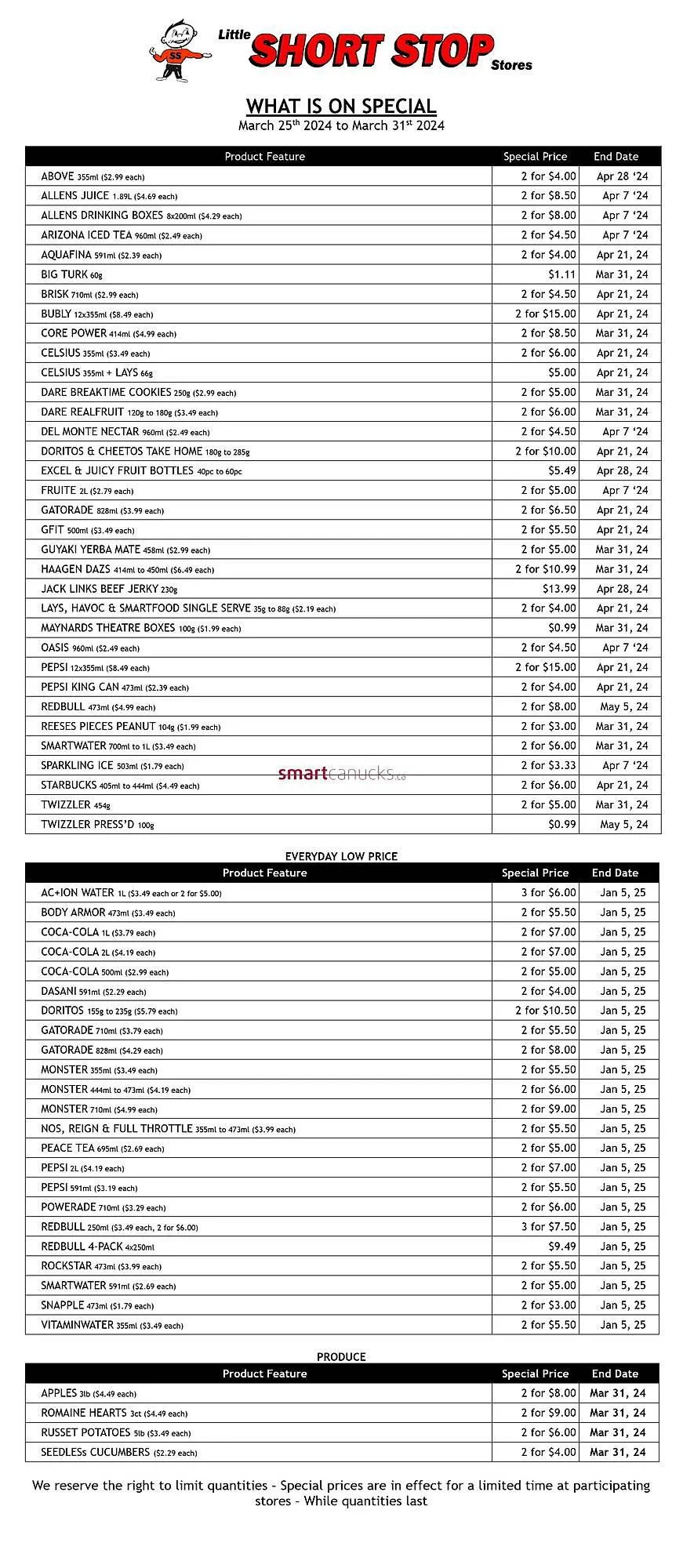 Little Short Stop Store flyer from March 27 to April 2 2024 - flyer page 2