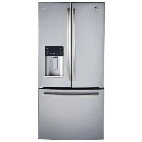 GE Profile PFE24HYRKFS French Door Refrigerator, 33 inch Width, ENERGY STAR Certified, 24.8 cu. ft. Capacity, Stainless Steel colour