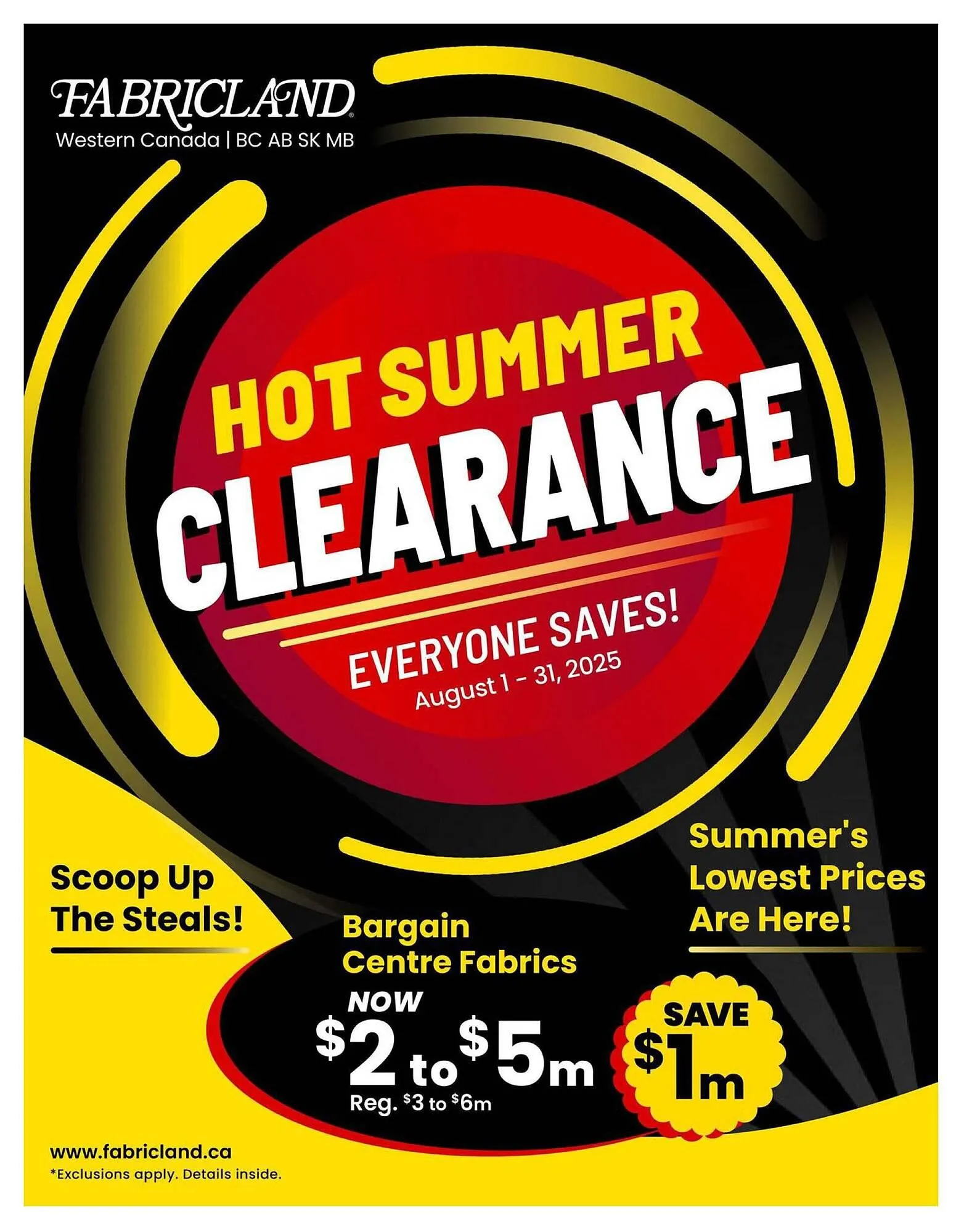 Fabricland flyer - 1