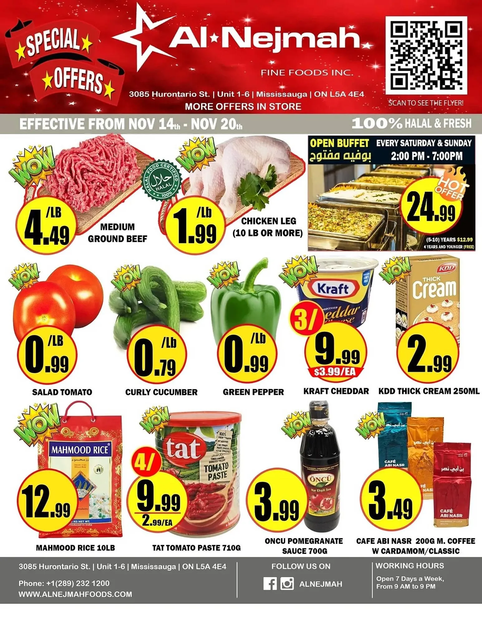 Alnejmah flyer from November 14 to November 19 2025 - flyer page 1