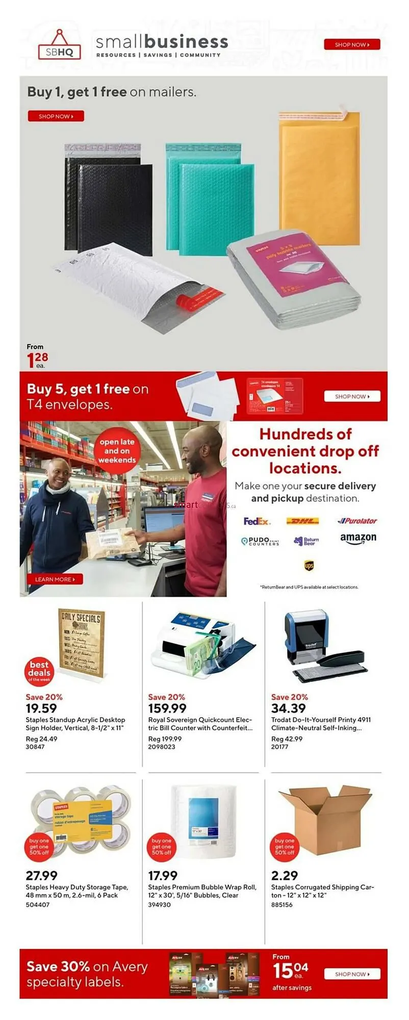 Staples flyer from January 17 to January 23 2025 - flyer page 23