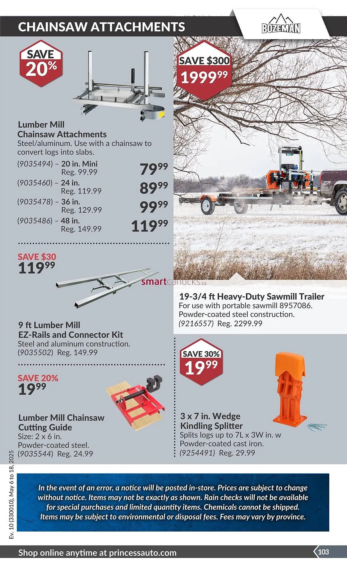 Princess Auto flyer from May 5 to May 11 2025 - flyer page 106