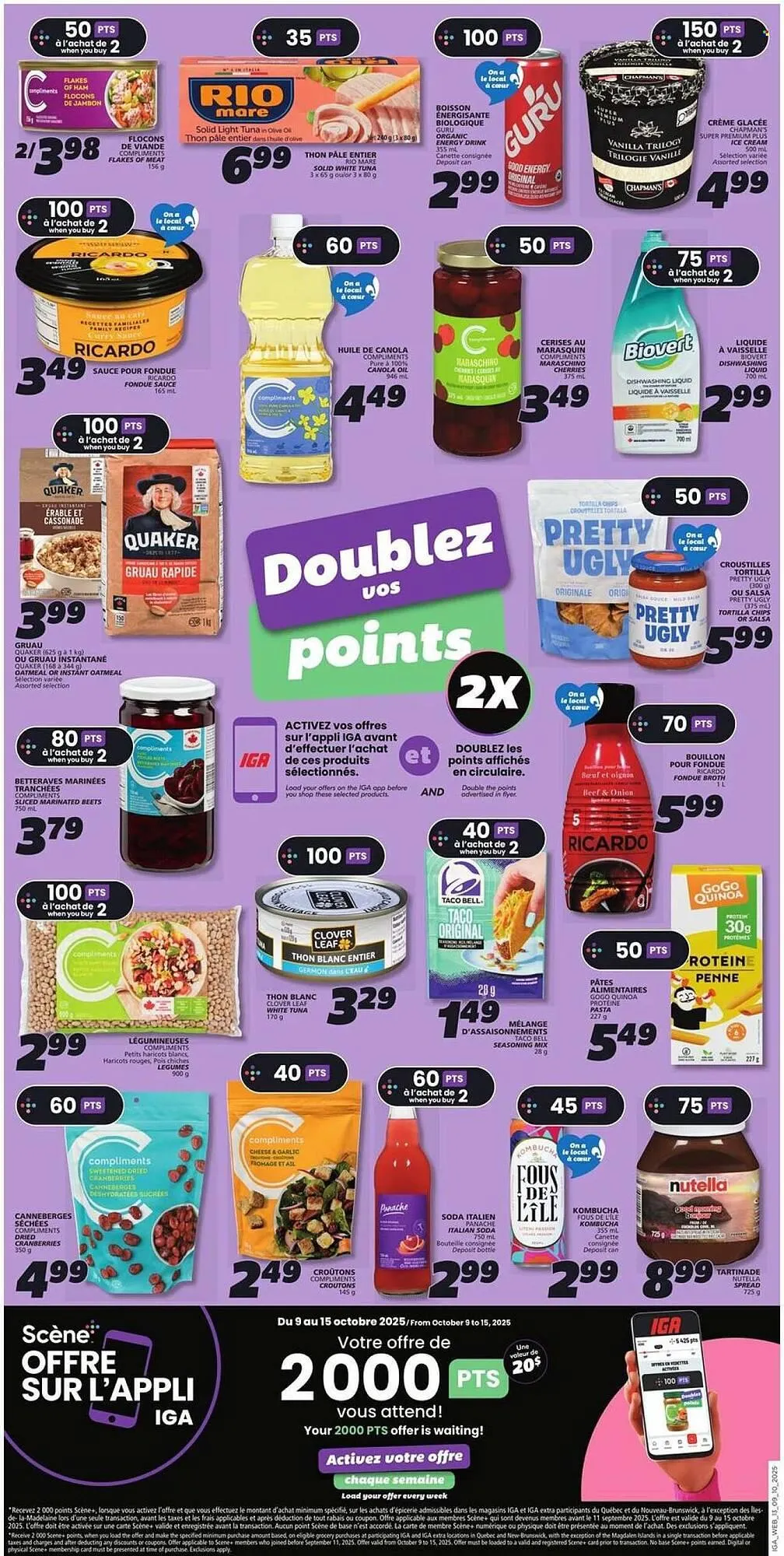 IGA flyer from October 9 to October 15 2025 - flyer page 18