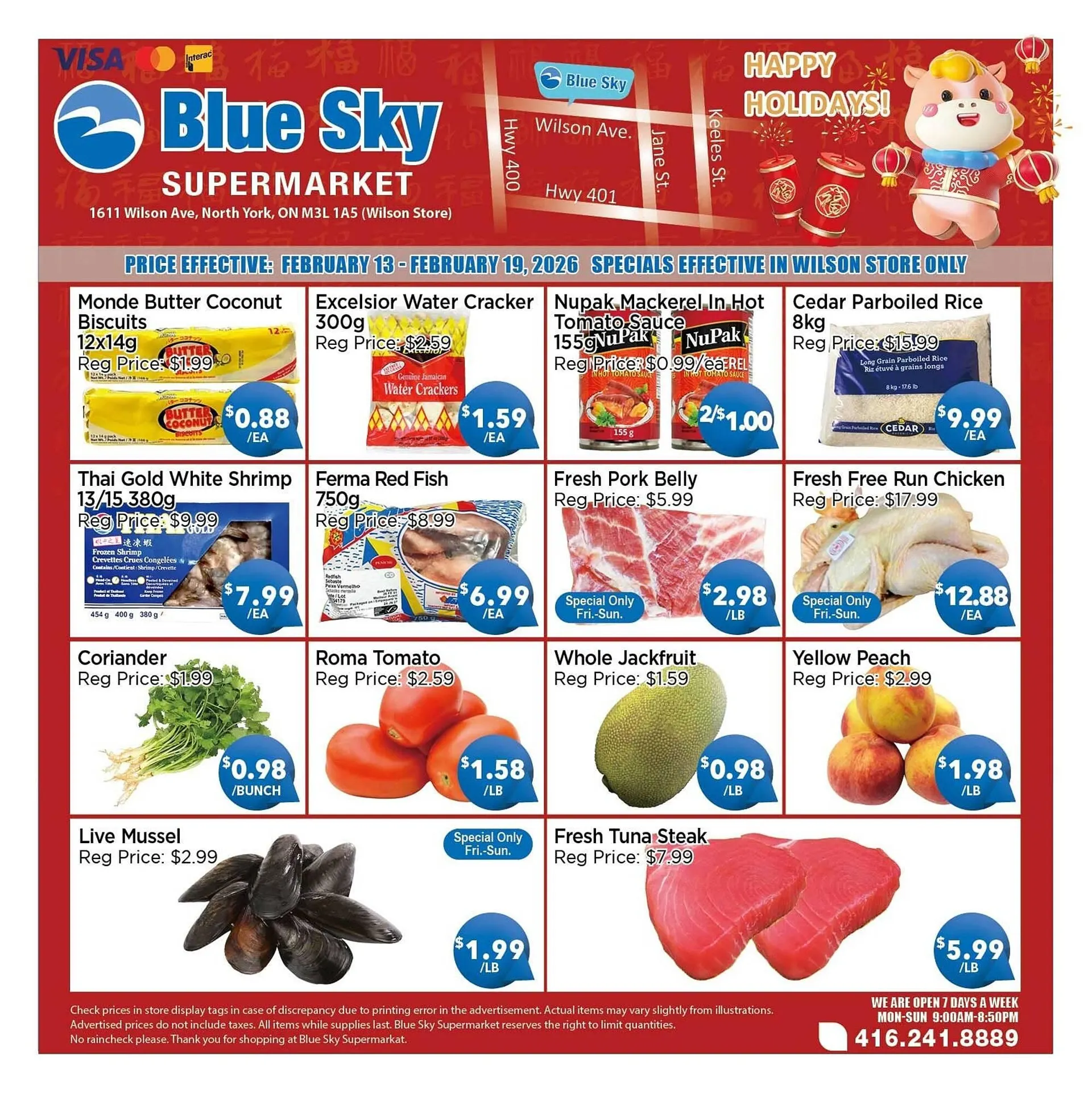 Blue Sky Supermarket flyer - 1