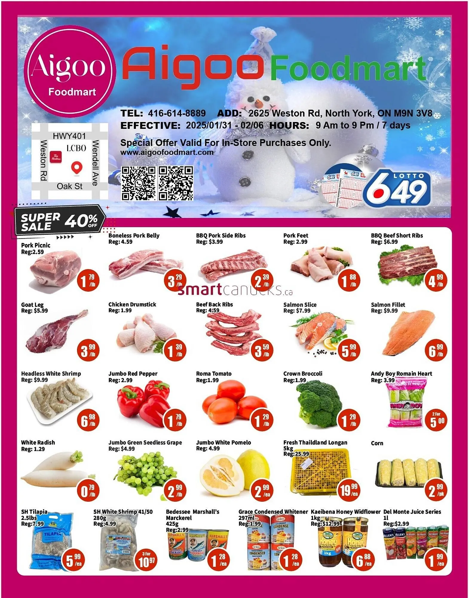 Aigoo Foodmart flyer from January 30 to February 12 2025 - flyer page 1