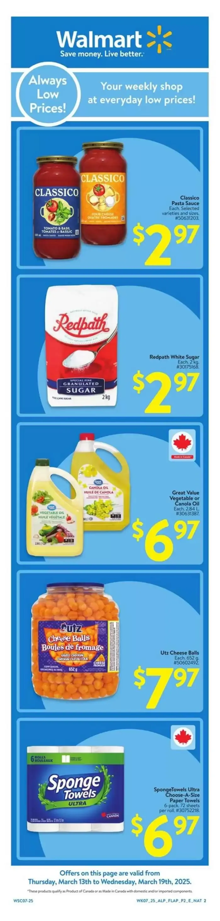 Walmart flyer from March 13 to March 19 2025 - flyer page 4