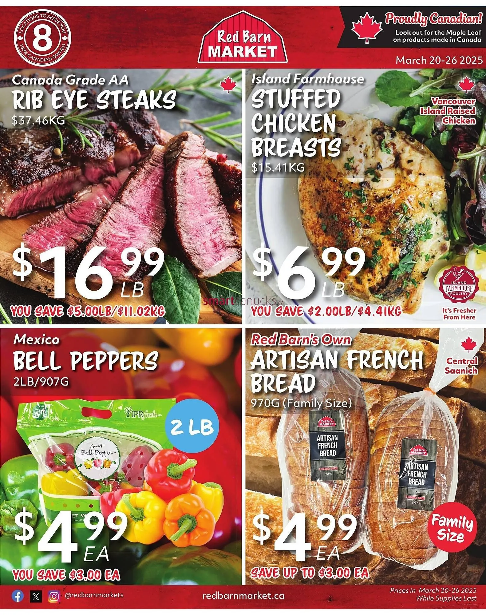 Red Barn Market flyer - 1