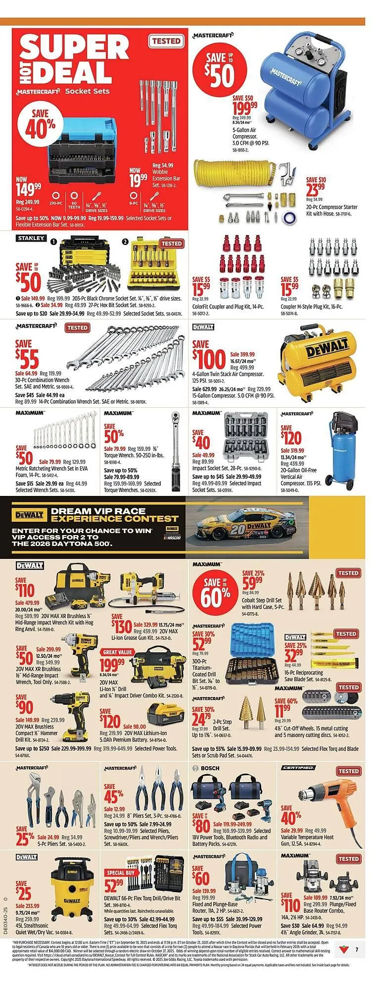 Canadian Tire flyer from September 26 to October 17 2025 - flyer page 11