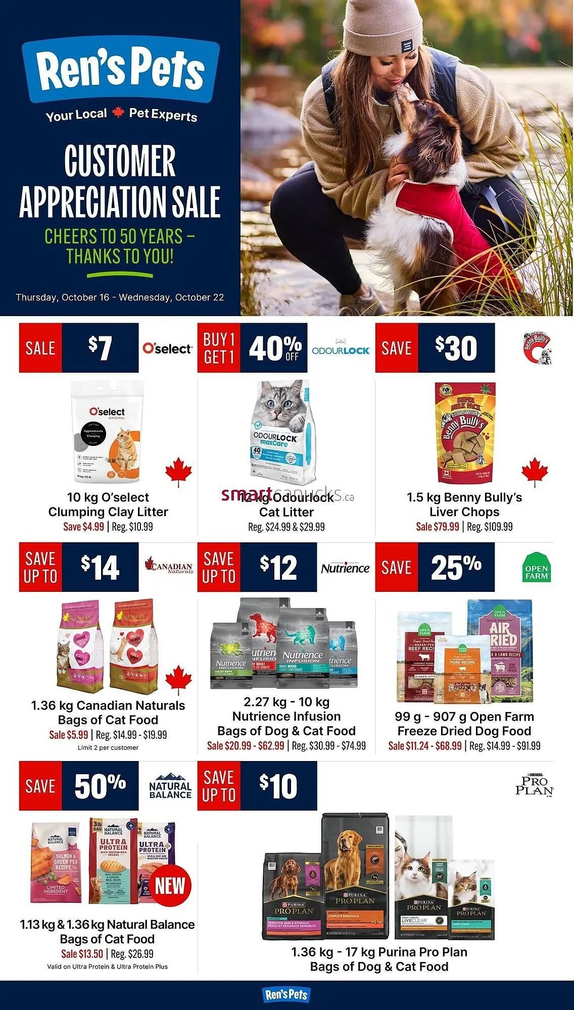 Ren’s Pets Depot flyer from October 15 to November 11 2025 - flyer page 1