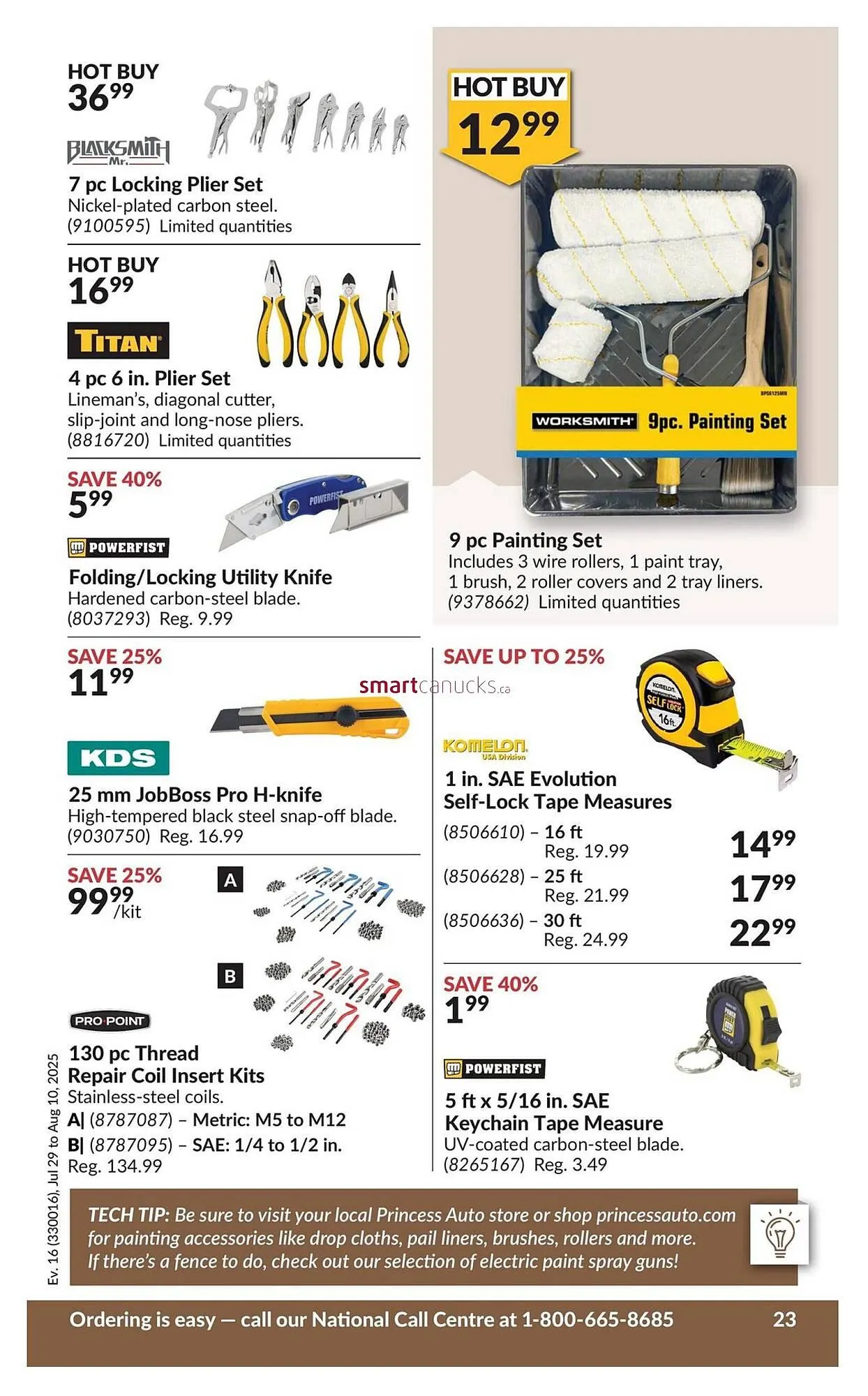 Princess Auto flyer from July 24 to July 30 2025 - flyer page 29
