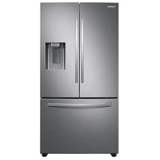 Samsung RF27T5201SR - RF27T5201SR/AA French Door Refrigerator, 36 inch Width, ENERGY STAR Certified, 27.0 cu. ft. Capacity, Stainless Steel colour SpaceMax Technologyâ„¢, All-Around Cooling, Wide-open Pantry