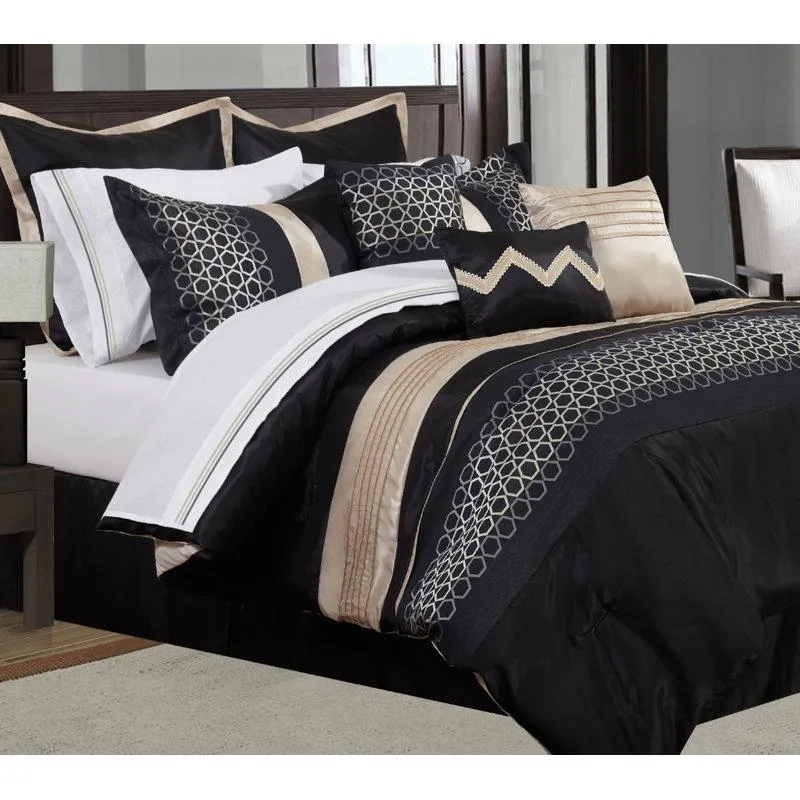 Cavali Modern & Contemporary Geometric Shapes Comforter Set