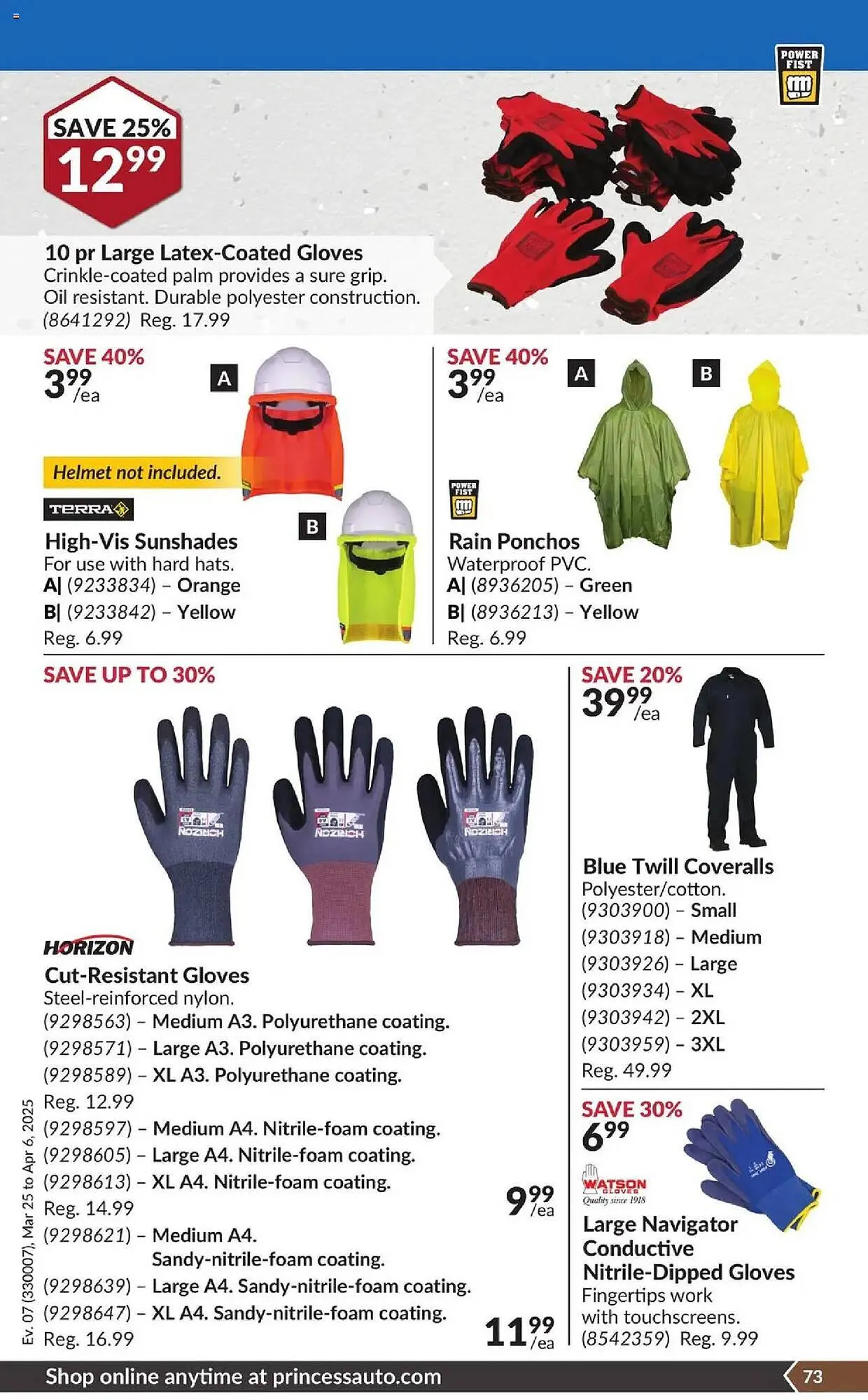 Princess Auto flyer from March 25 to April 6 2025 - flyer page 78