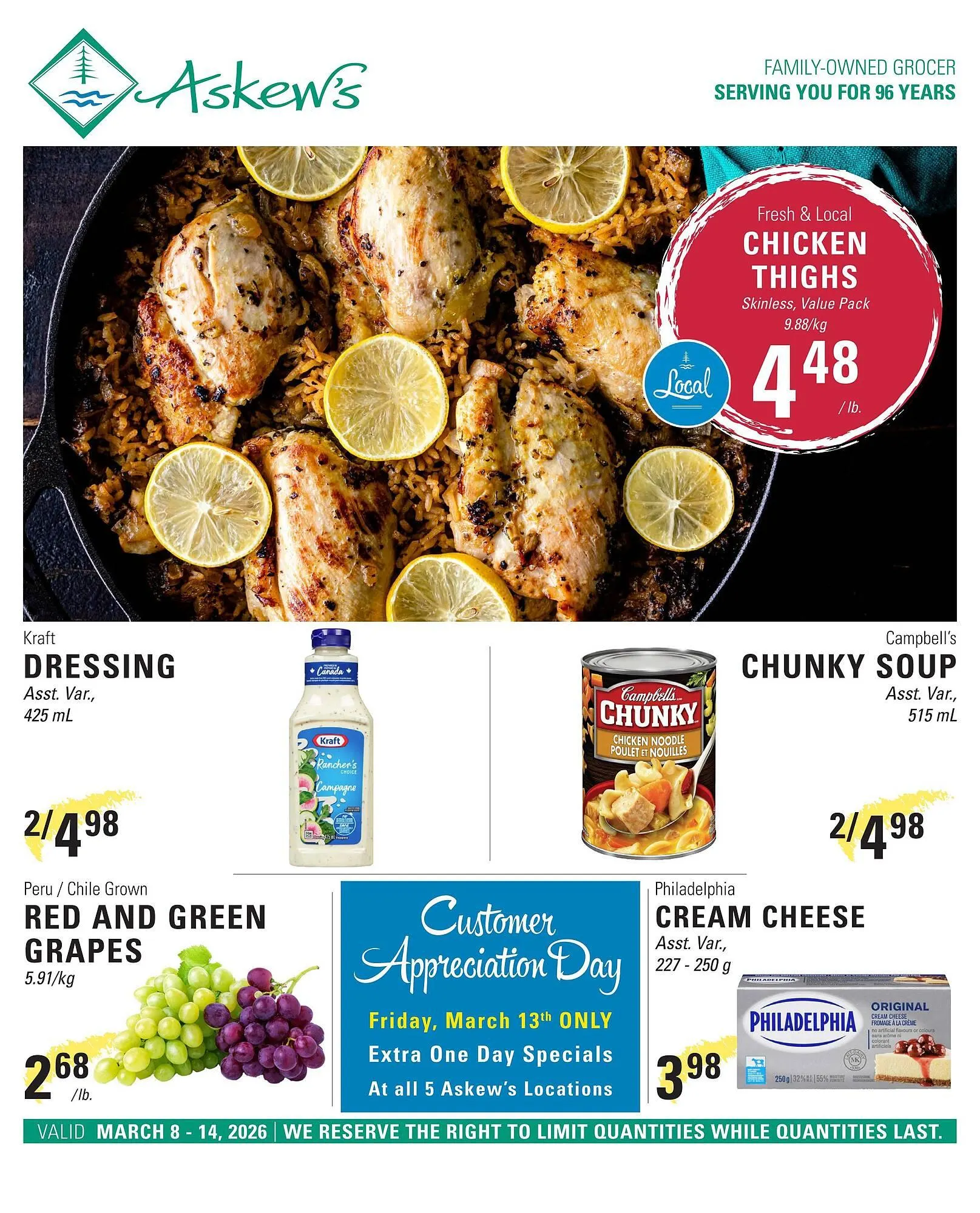 Askews Foods flyer from March 8 to March 14 2026 - flyer page 1