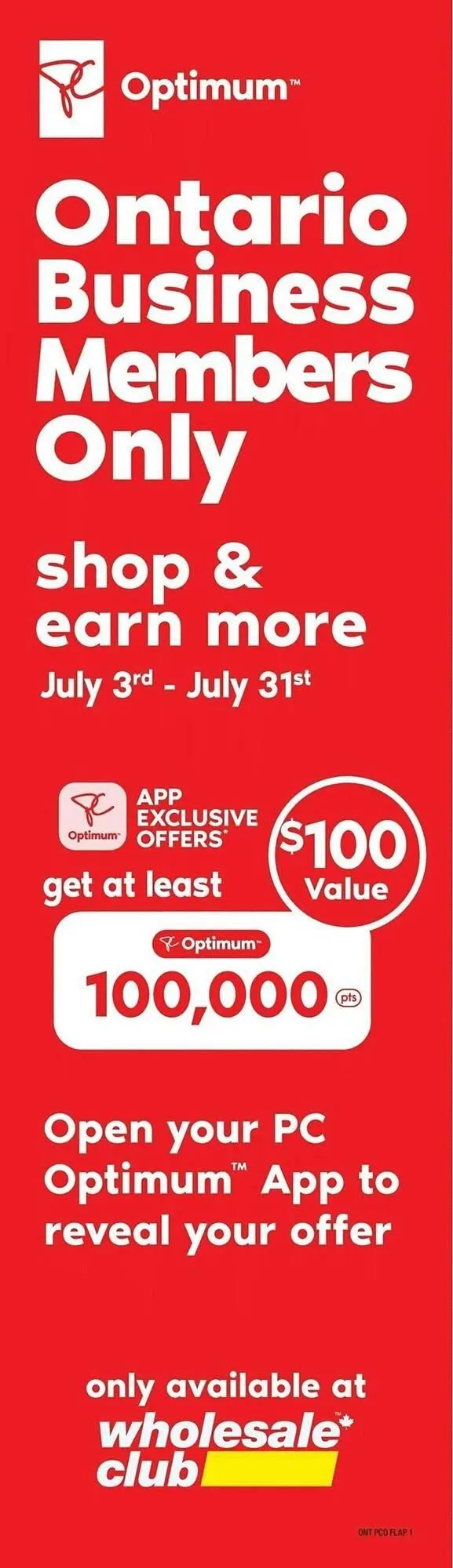 Wholesale Club flyer - 1