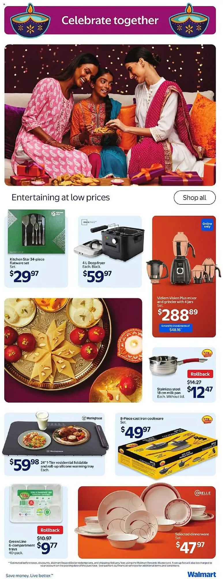 Walmart flyer from September 18 to October 2 2025 - flyer page 1