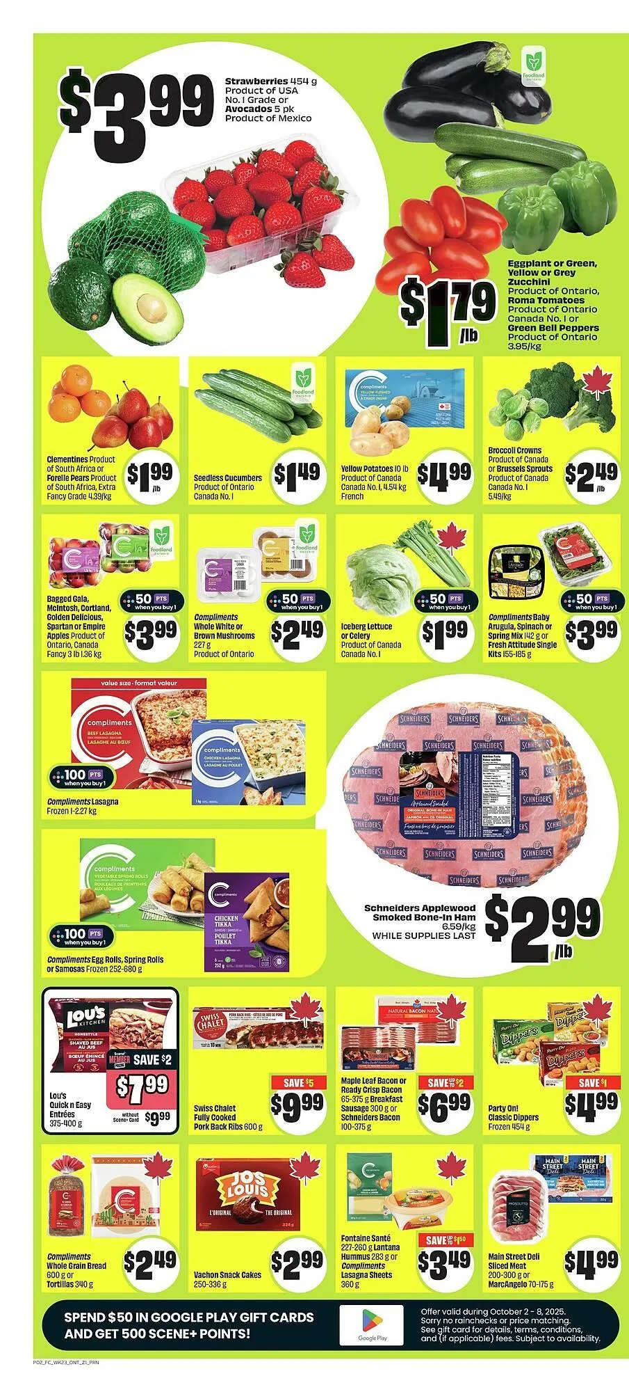 FreshCo flyer from October 2 to October 9 2025 - flyer page 3