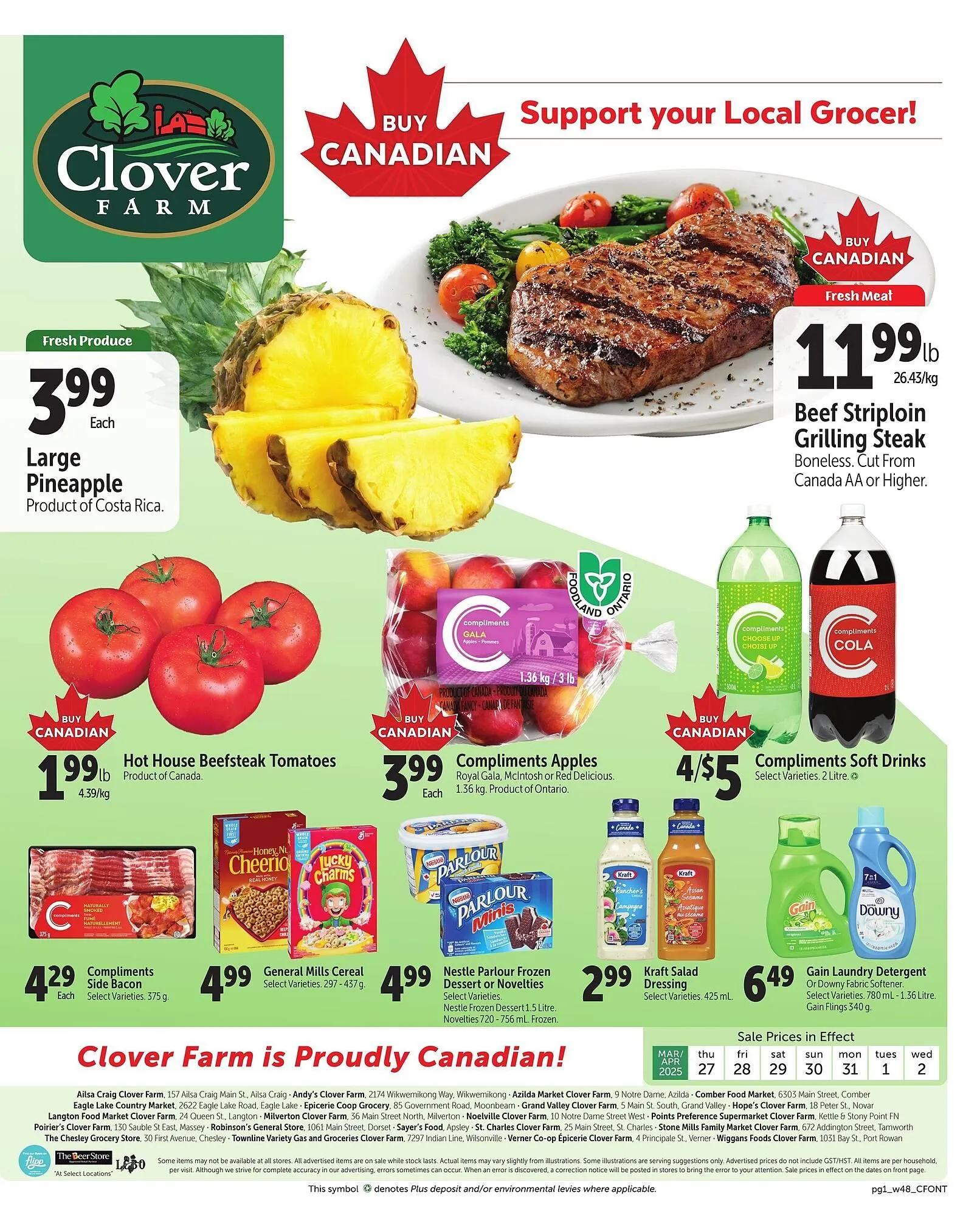 Clover Farm flyer - 1