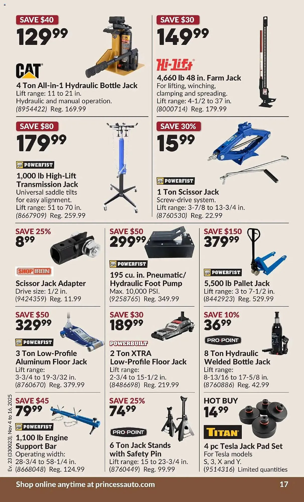 Princess Auto flyer from November 4 to November 17 2025 - flyer page 24