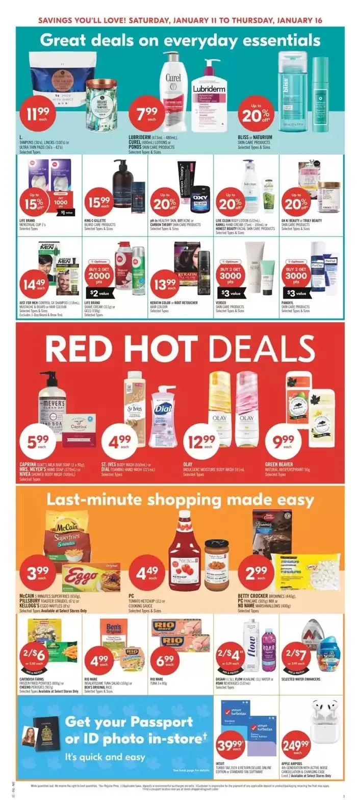 Shoppers Drug Mart Weekly ad from January 11 to January 16 2025 - flyer page 11