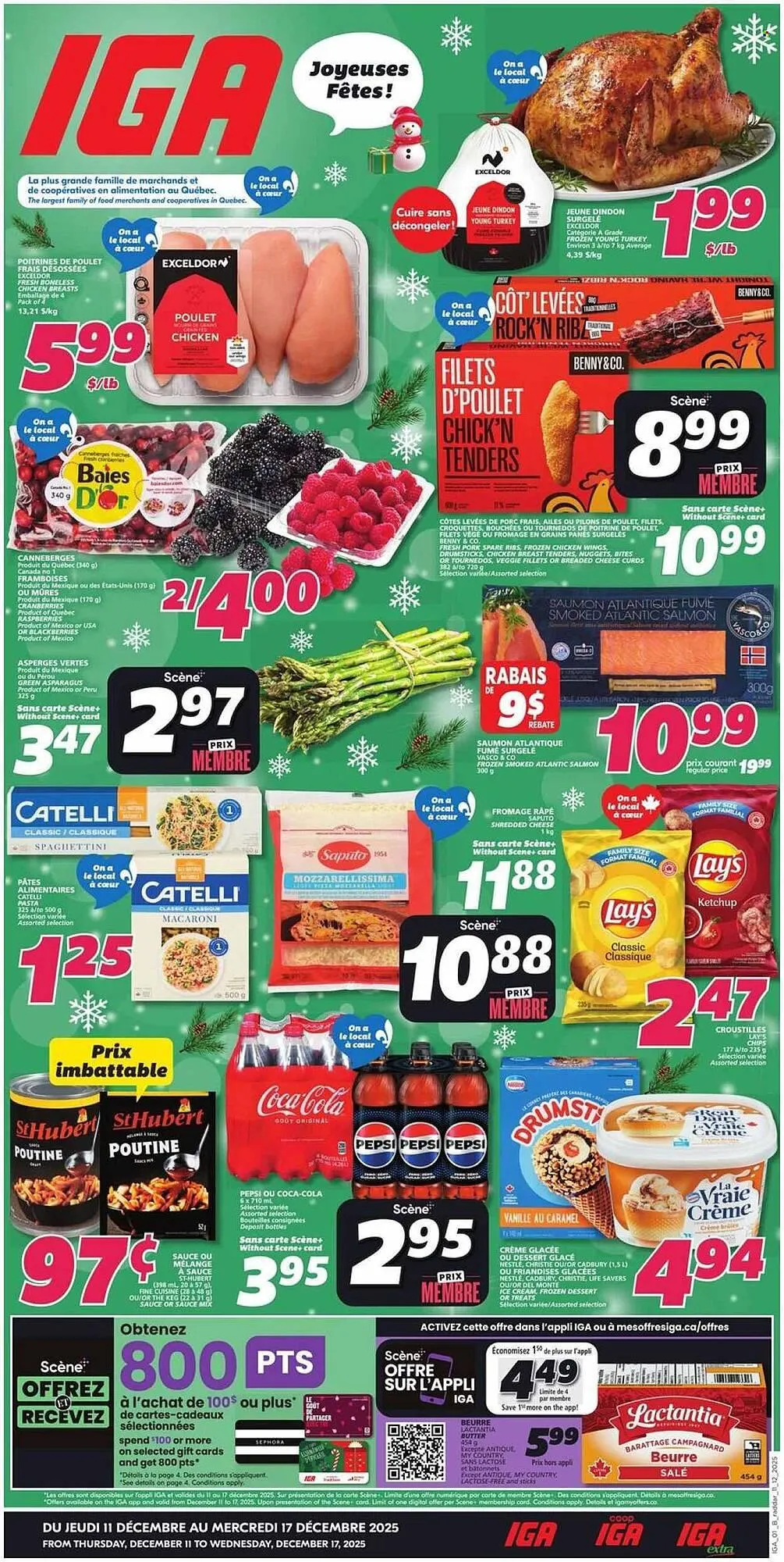 IGA flyer from December 11 to December 17 2025 - flyer page 1