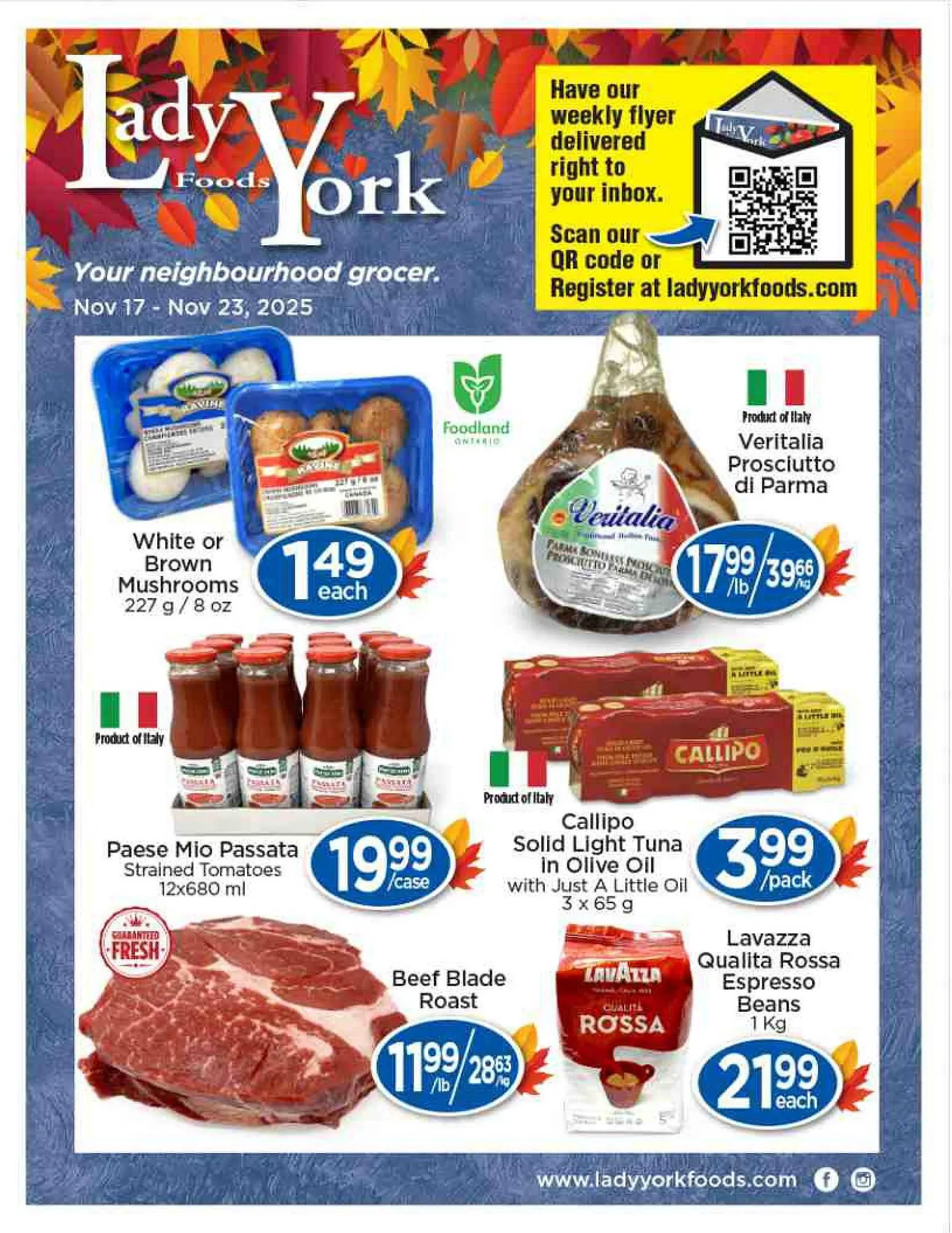 Lady York flyer from November 17 to November 23 2025 - flyer page 1