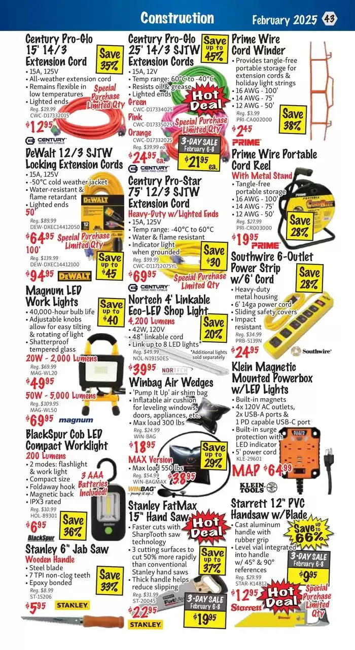 KMS Tools  from February 1 to February 15 2025 - flyer page 43