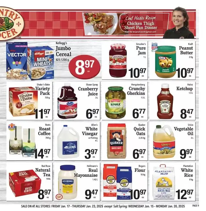 Discover attractive offers from January 15 to January 22 2025 - flyer page 9