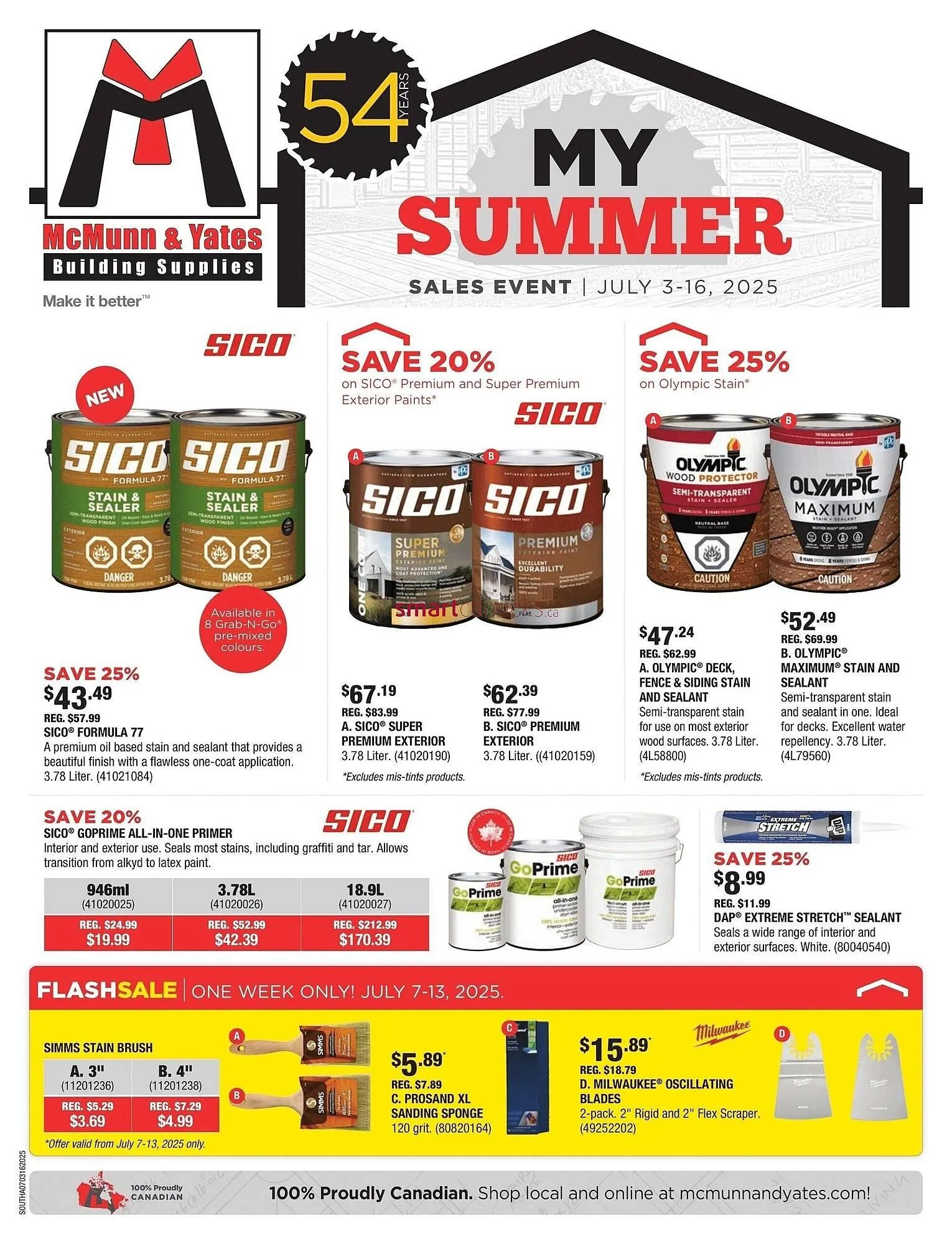 McMunn & Yates Building Supplies flyer - 1