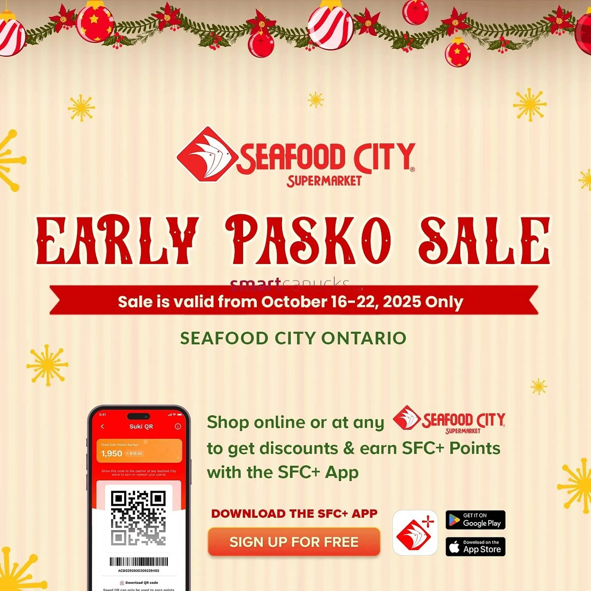 Seafood City Supermarket weekly ad from October 16 to October 22 2025 - flyer page 1