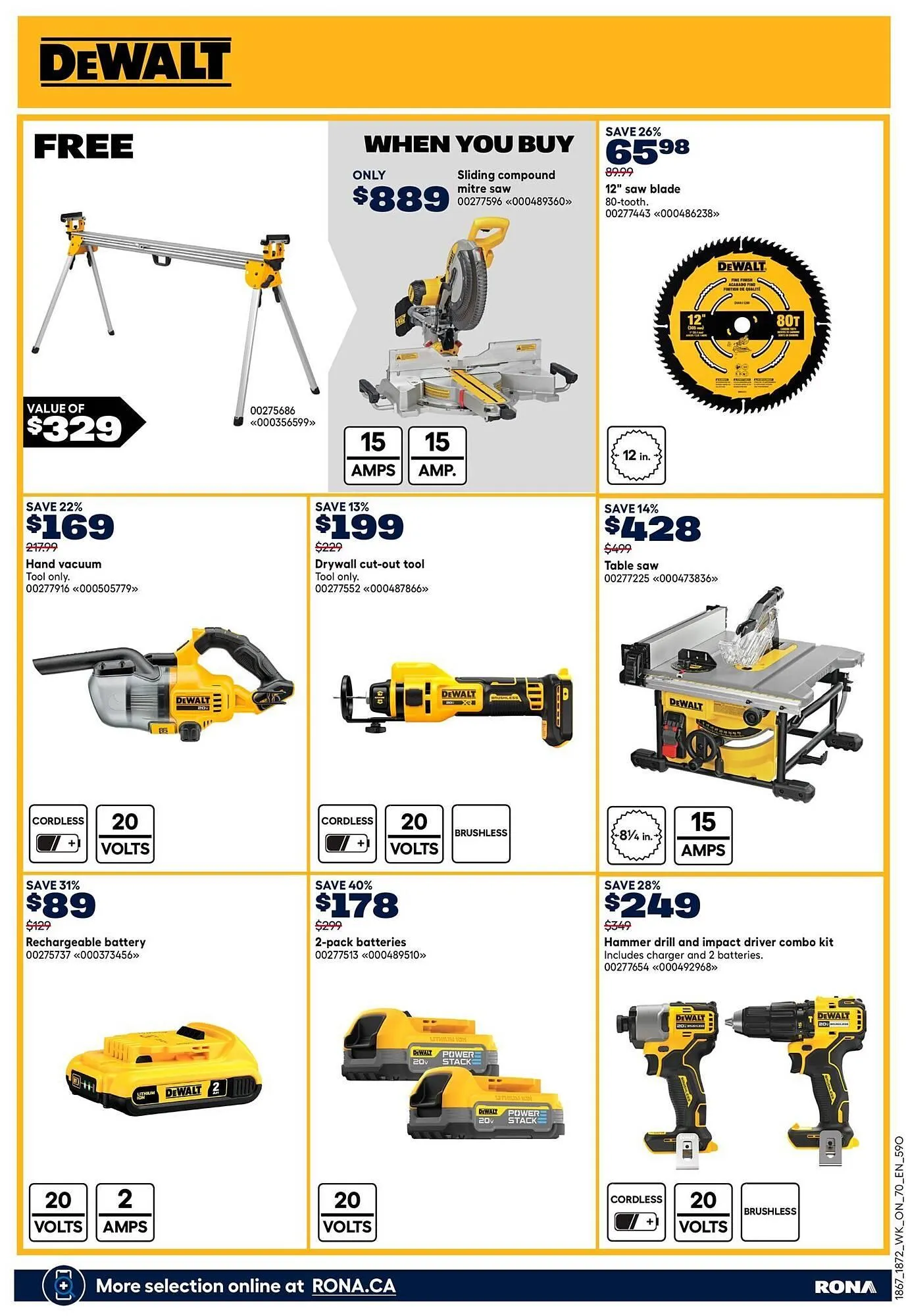 RONA flyer from November 5 to January 28 2026 - flyer page 4