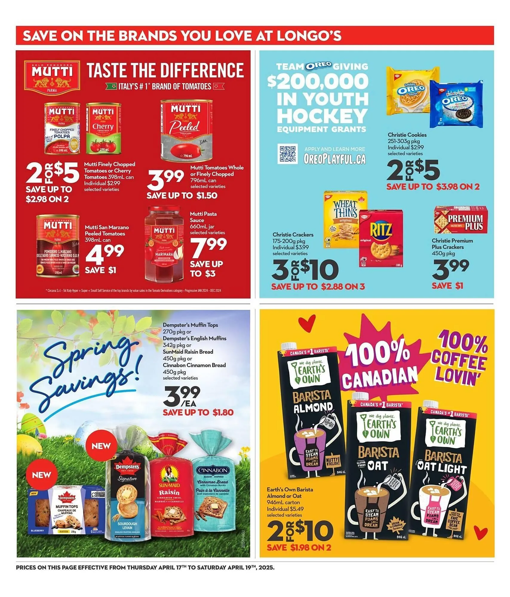 Longo's flyer from April 17 to April 19 2025 - flyer page 22