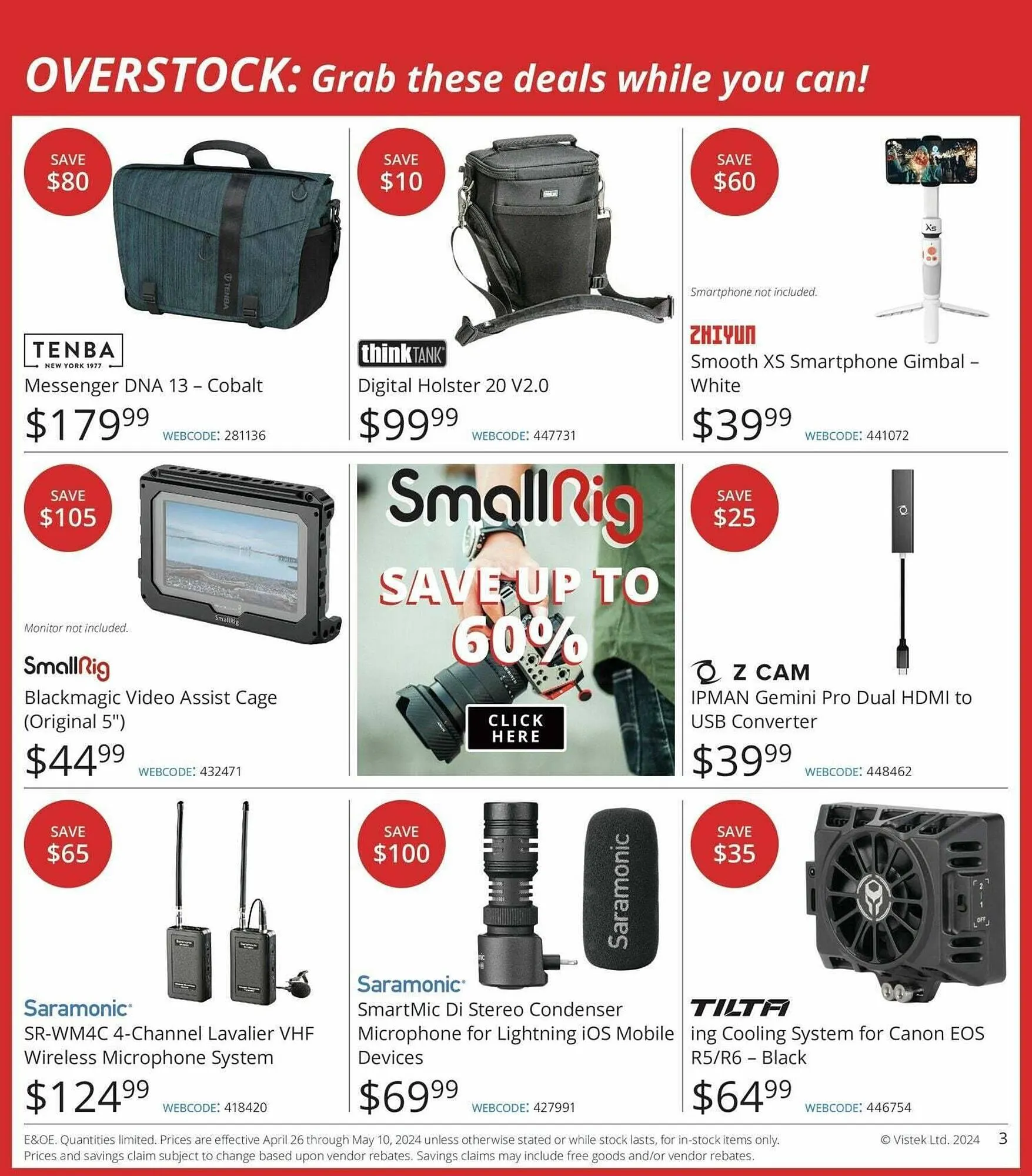 Vistek flyer from April 26 to May 3 2024 - flyer page 3