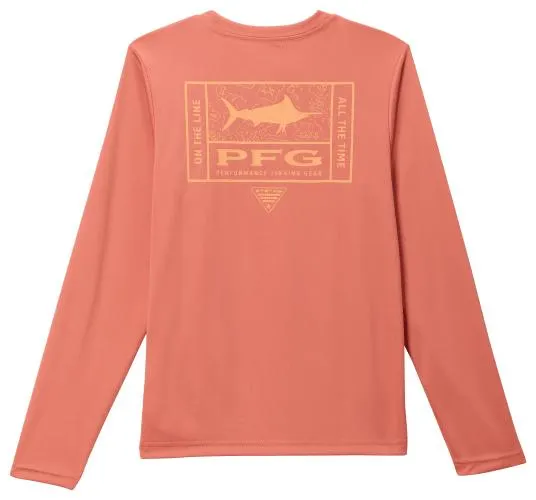 Columbia Terminal Tackle PFG Line Time Long-Sleeve Shirt for Kids