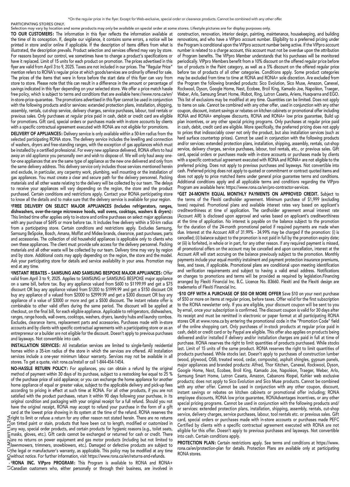RONA flyer from April 3 to April 17 2025 - flyer page 15