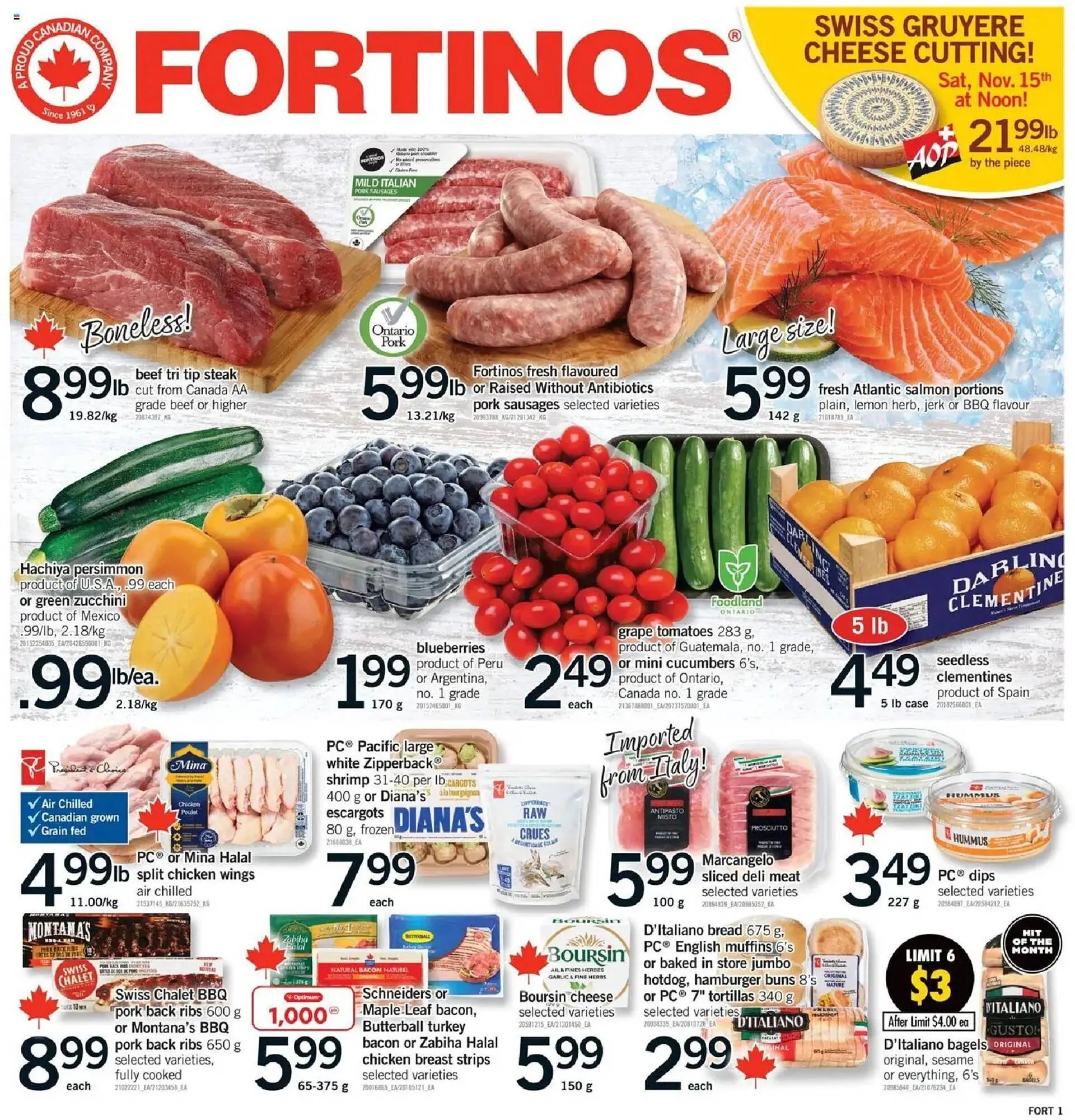 Fortinos flyer from November 13 to November 20 2025 - flyer page 1