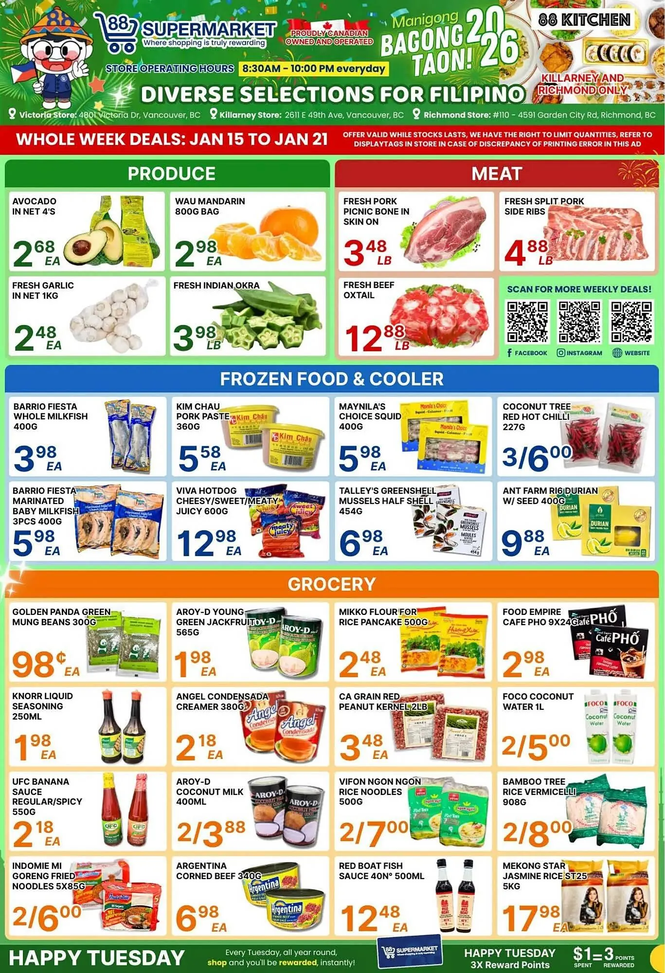88 Supermarket flyer from January 15 to January 21 2026 - flyer page 1