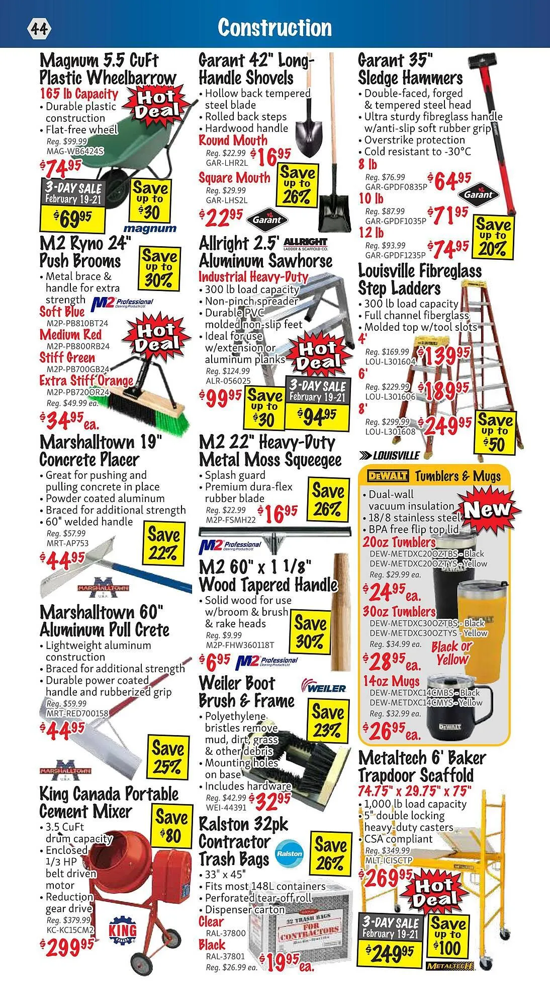 KMS Tools flyer from February 1 to February 28 2026 - flyer page 44