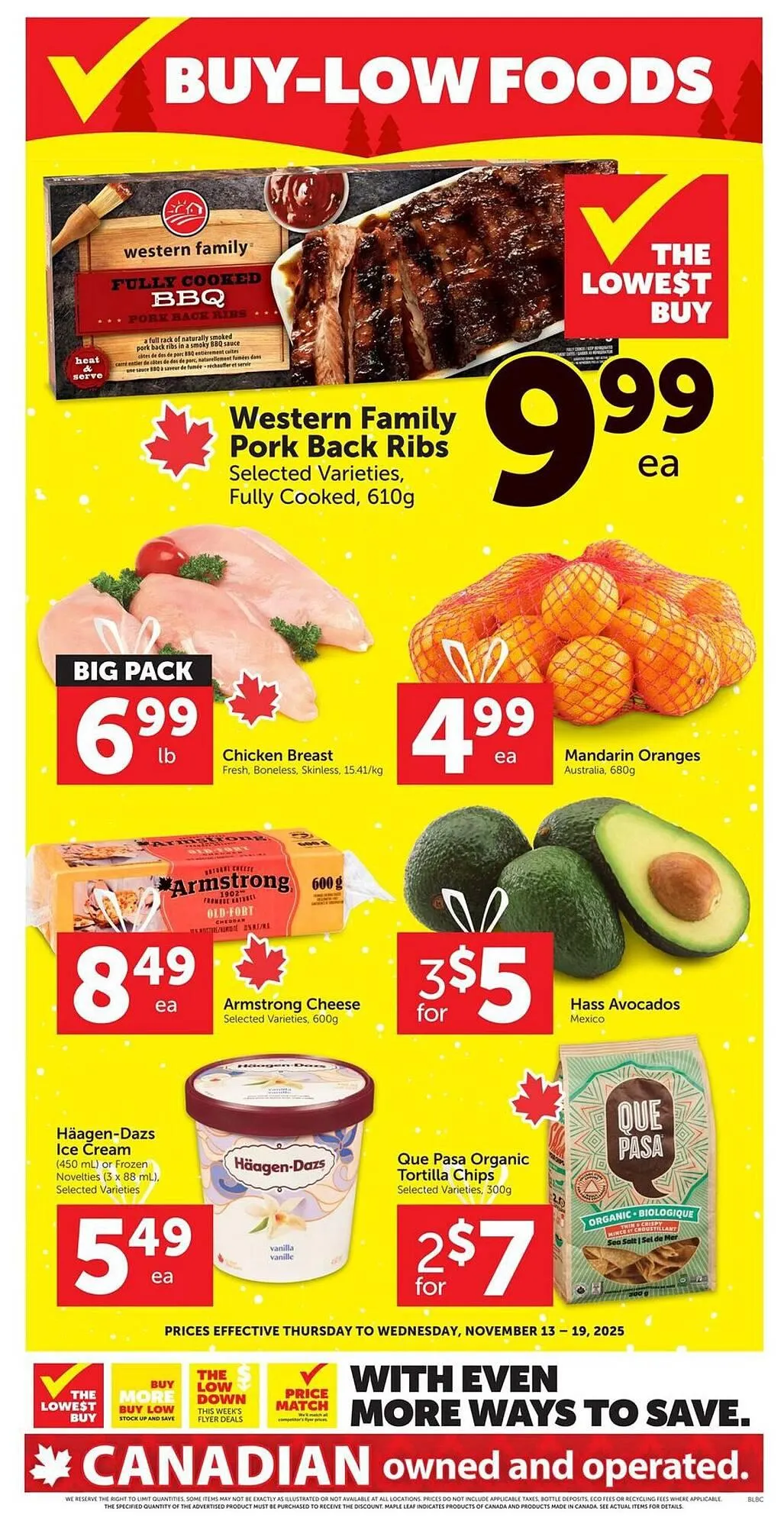 Buy-Low Foods flyer from November 12 to December 9 2025 - flyer page 1