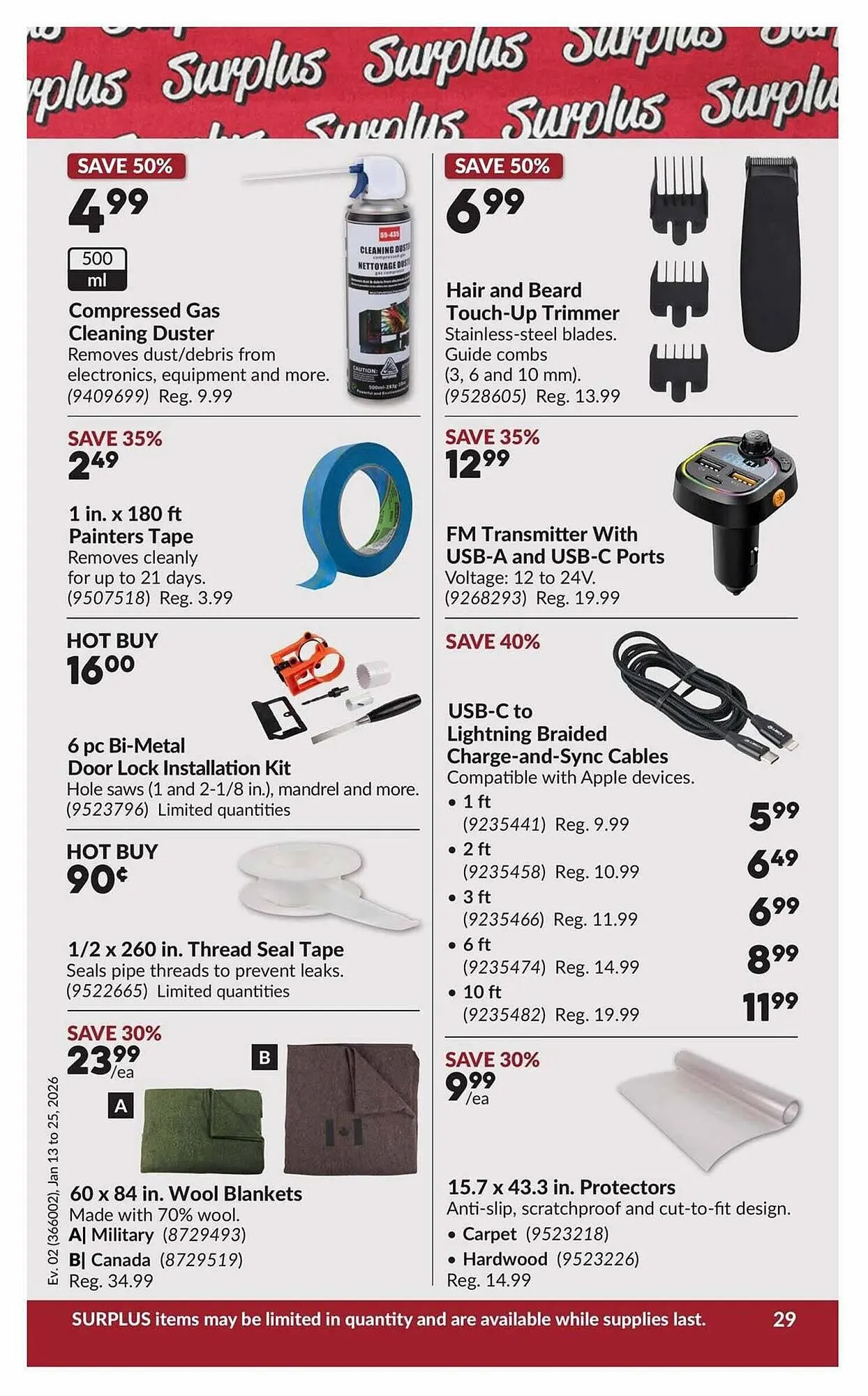 Princess Auto flyer from January 13 to January 26 2026 - flyer page 34