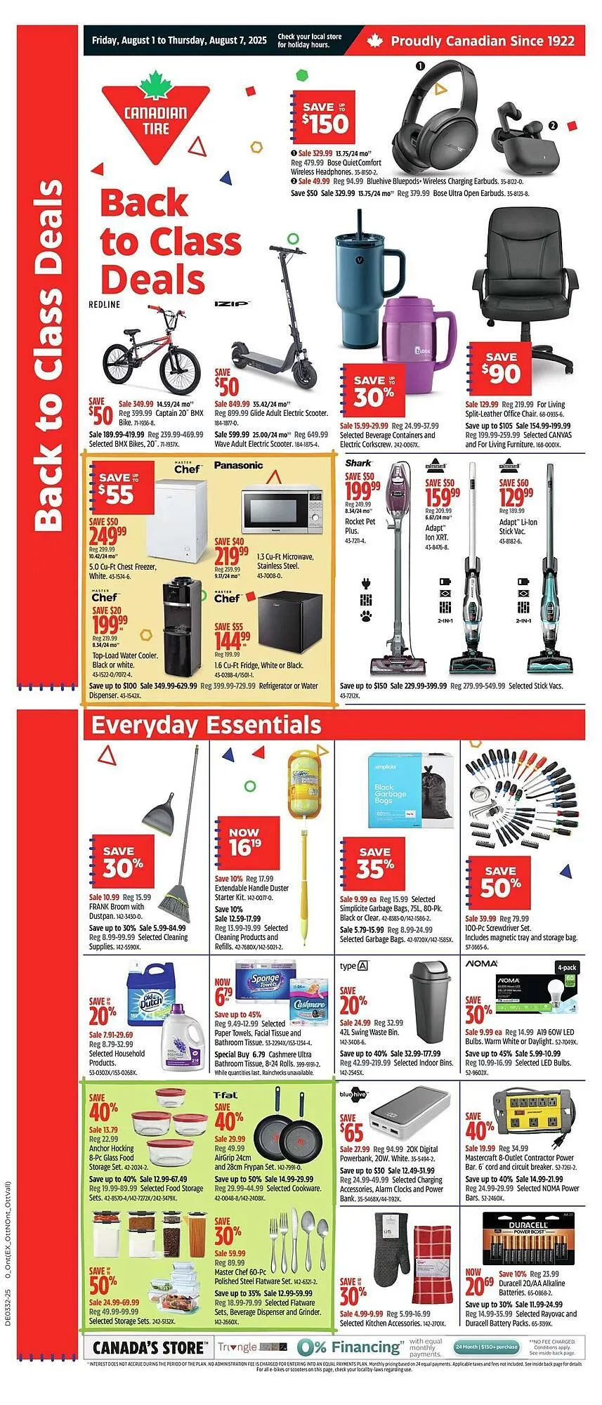 Canadian Tire flyer from August 1 to August 8 2025 - flyer page 17