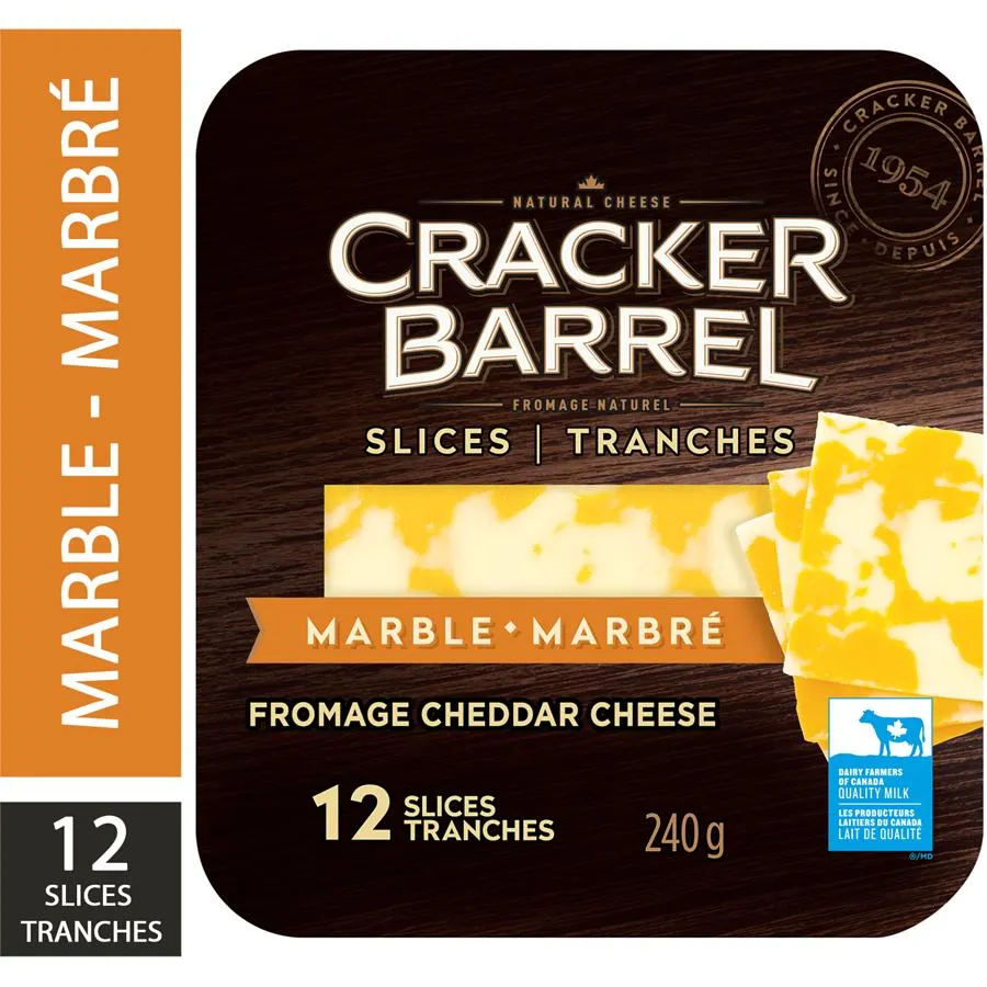 Cheese Slices Marble, 12 Units,