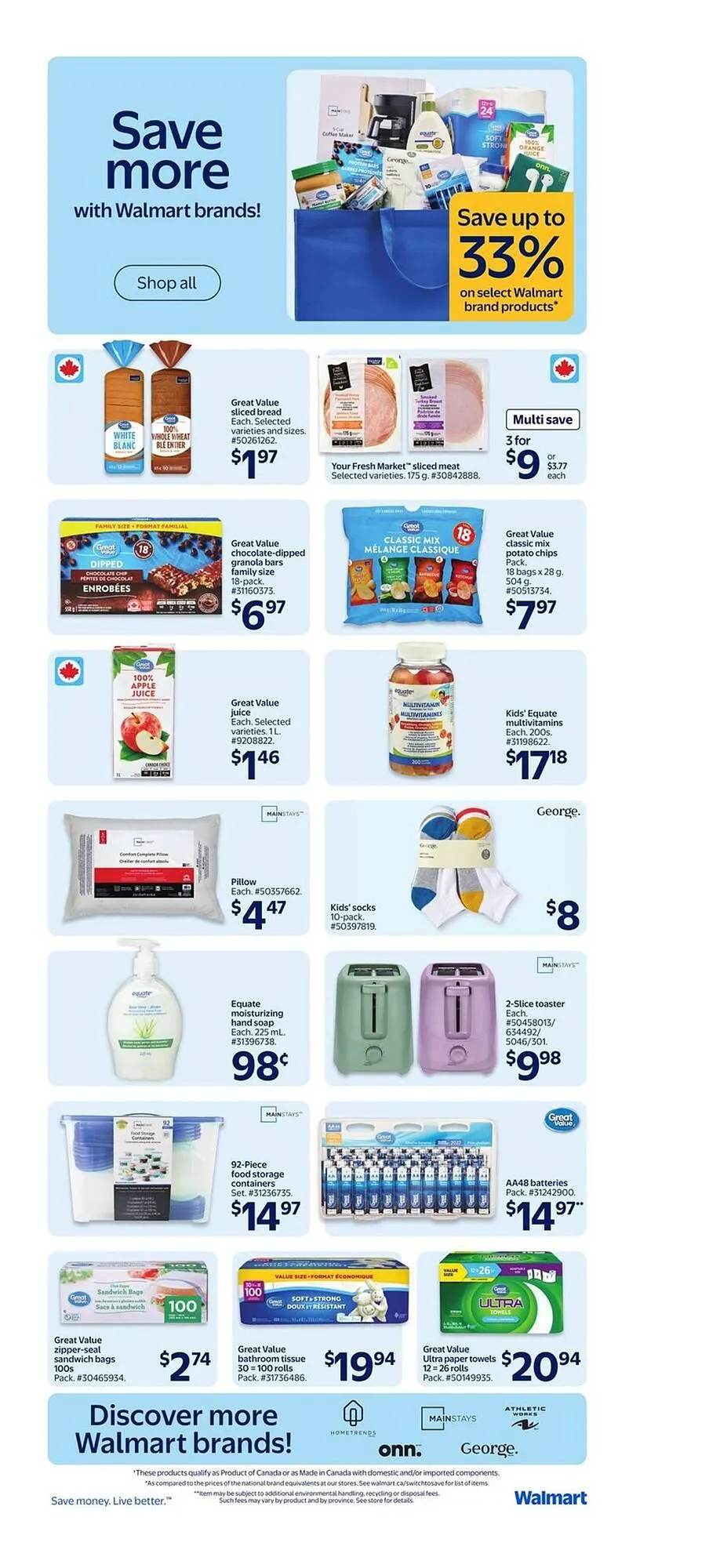 Walmart flyer from August 22 to August 28 2025 - flyer page 7